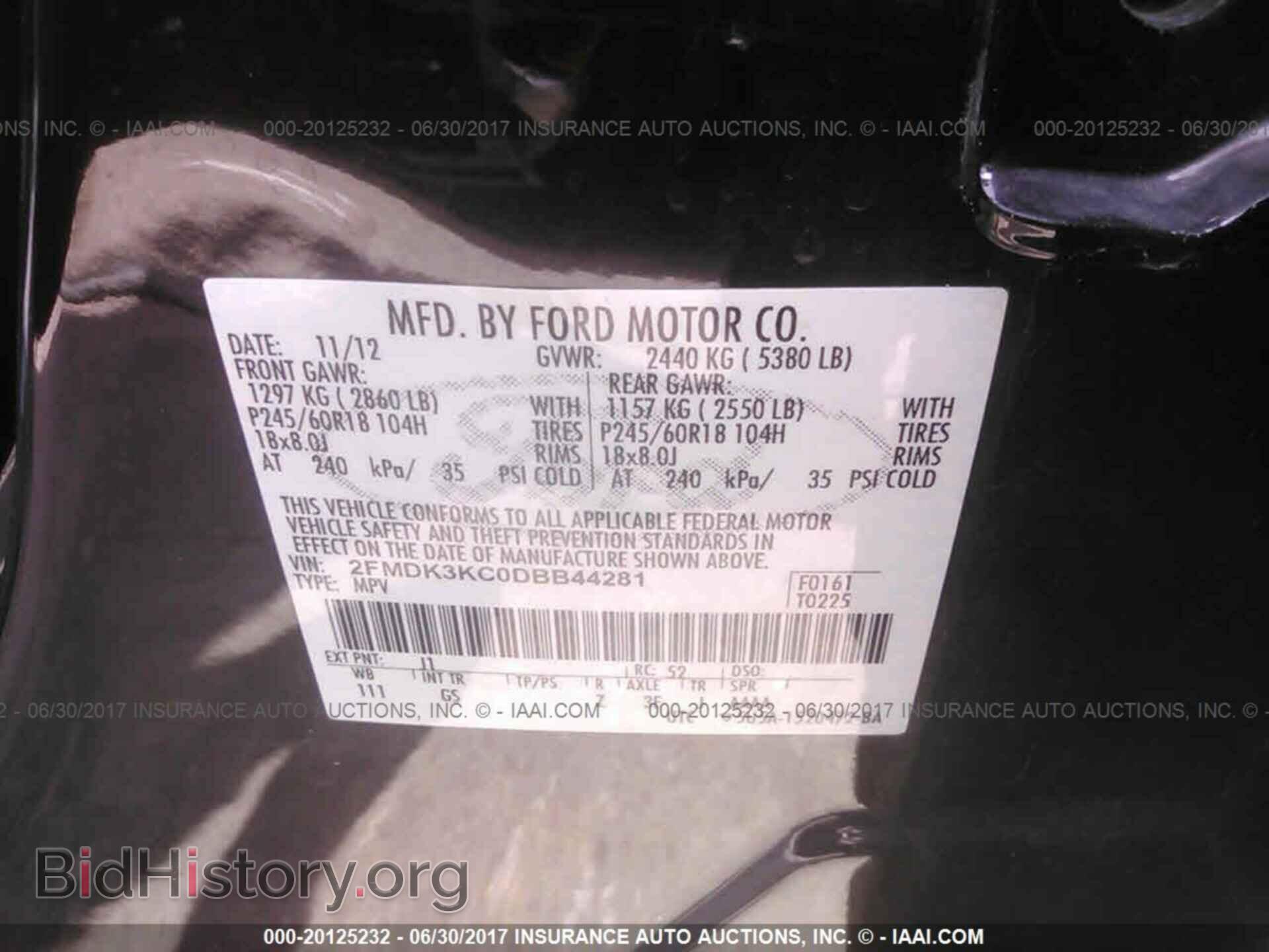 2013 Ford Edge - VIN: 2FMDK3KC0DBB44281 - Photo 9