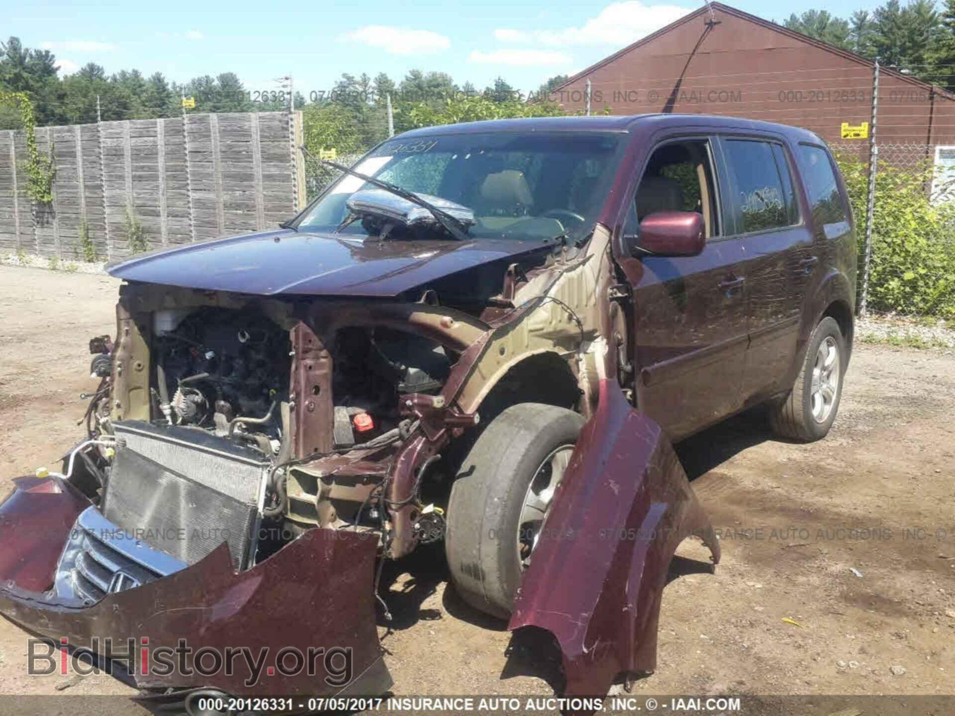2015 Honda Pilot - VIN: 5FNYF4H5XFB031839 - Фото 2