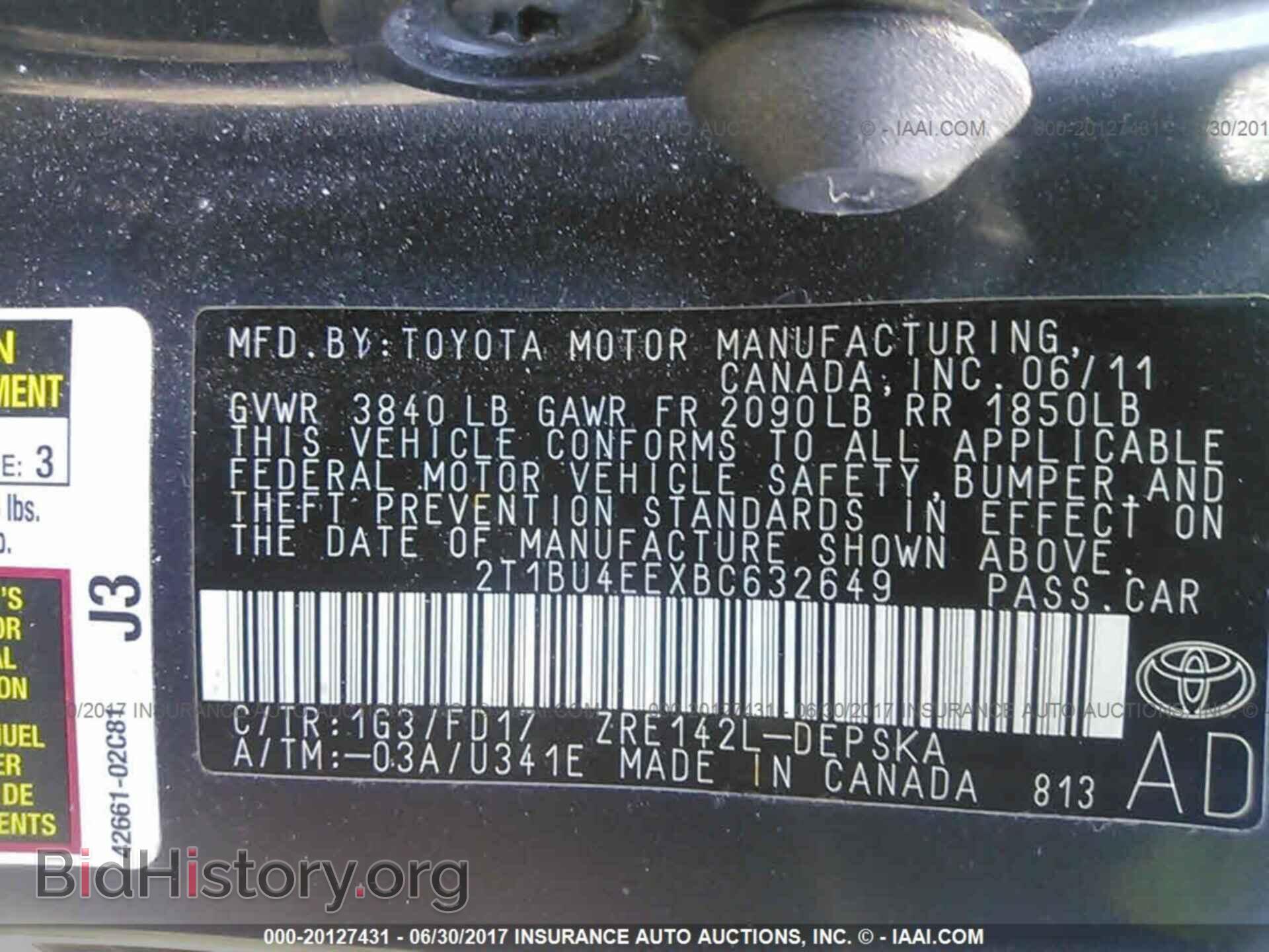 2011 Toyota Corolla - VIN: 2T1BU4EEXBC632649 - Photo 9