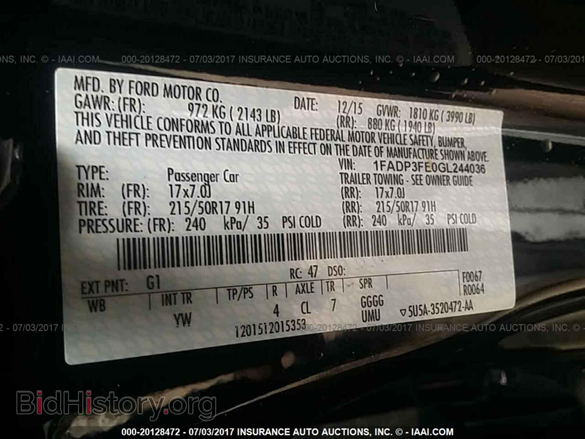 2016 Ford Focus - VIN: 1FADP3FE0GL244036 - Photo 9