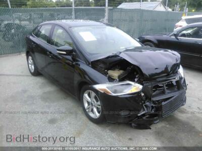 2014 Ford FOCUS, черный — VIN 1FADP3F22EL308855, IAAI