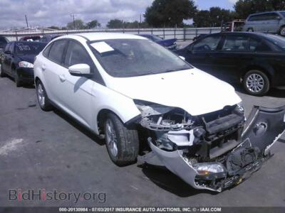 2014 Ford FOCUS, белый — VIN 1FADP3F20EL109240, IAAI