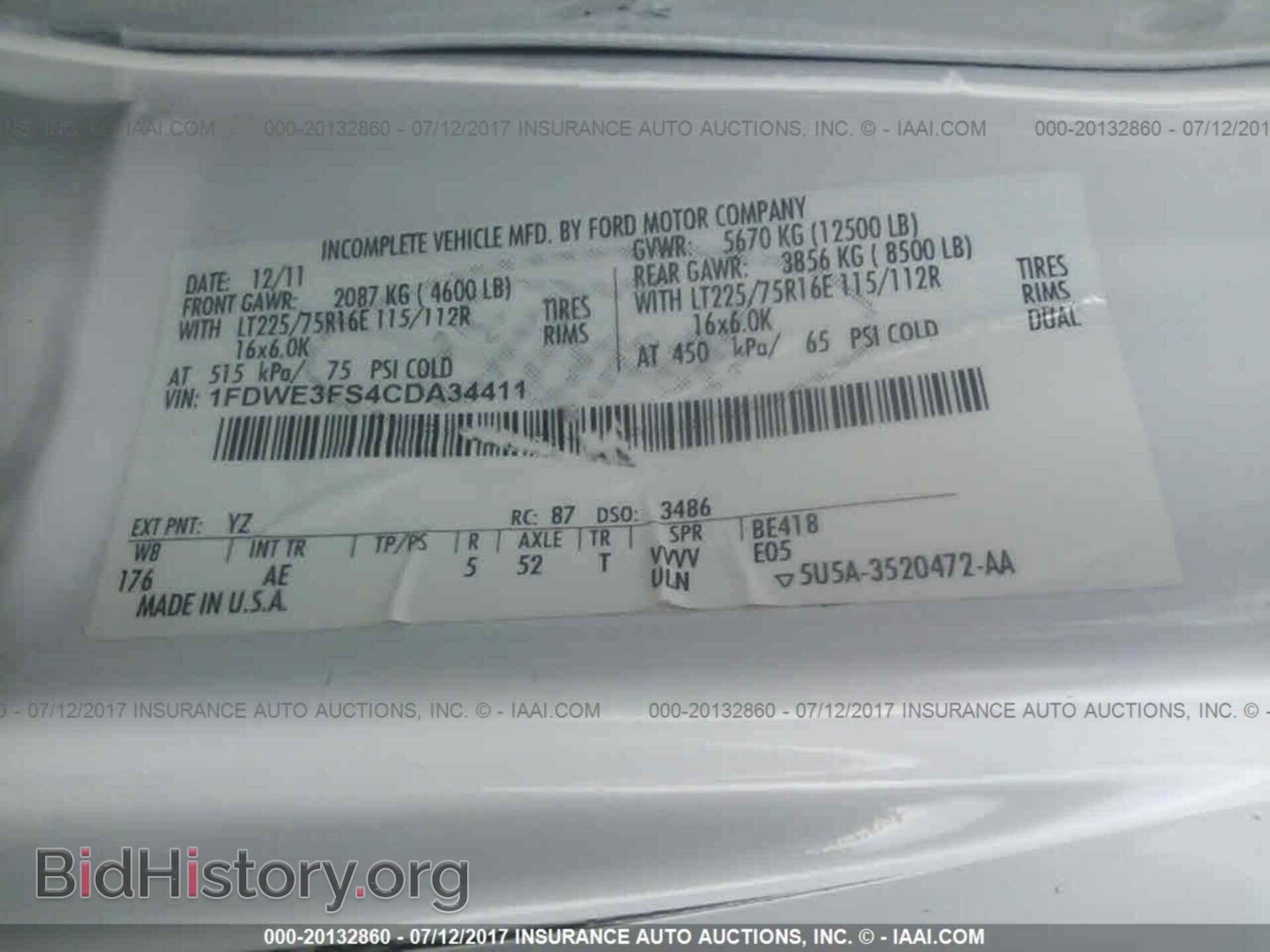 2012 Ford Econoline - VIN: 1FDWE3FS4CDA34411 - Фото 10