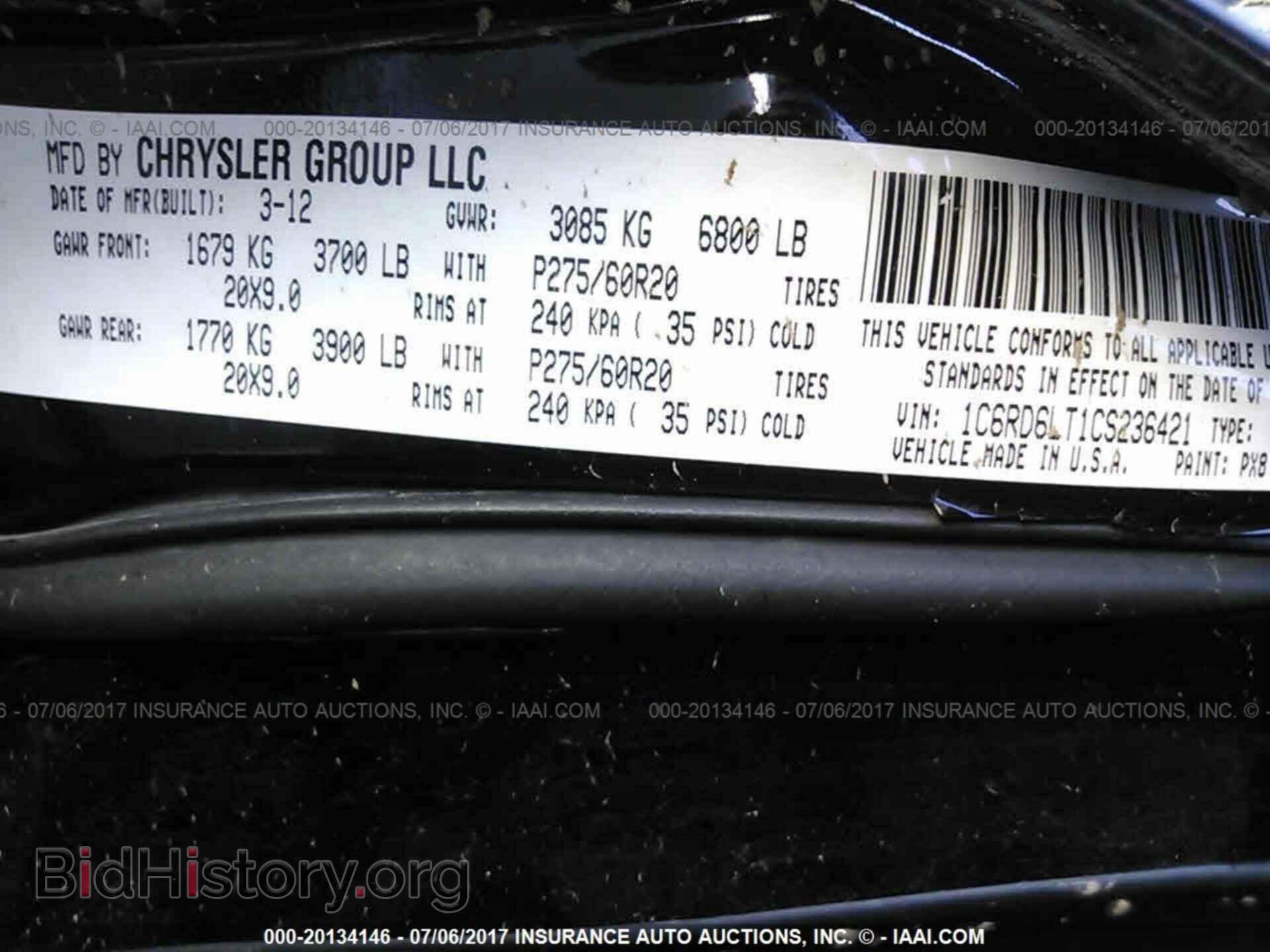 2012 Dodge Ram 1500 - VIN: 1C6RD6LT1CS236421 - Photo 9