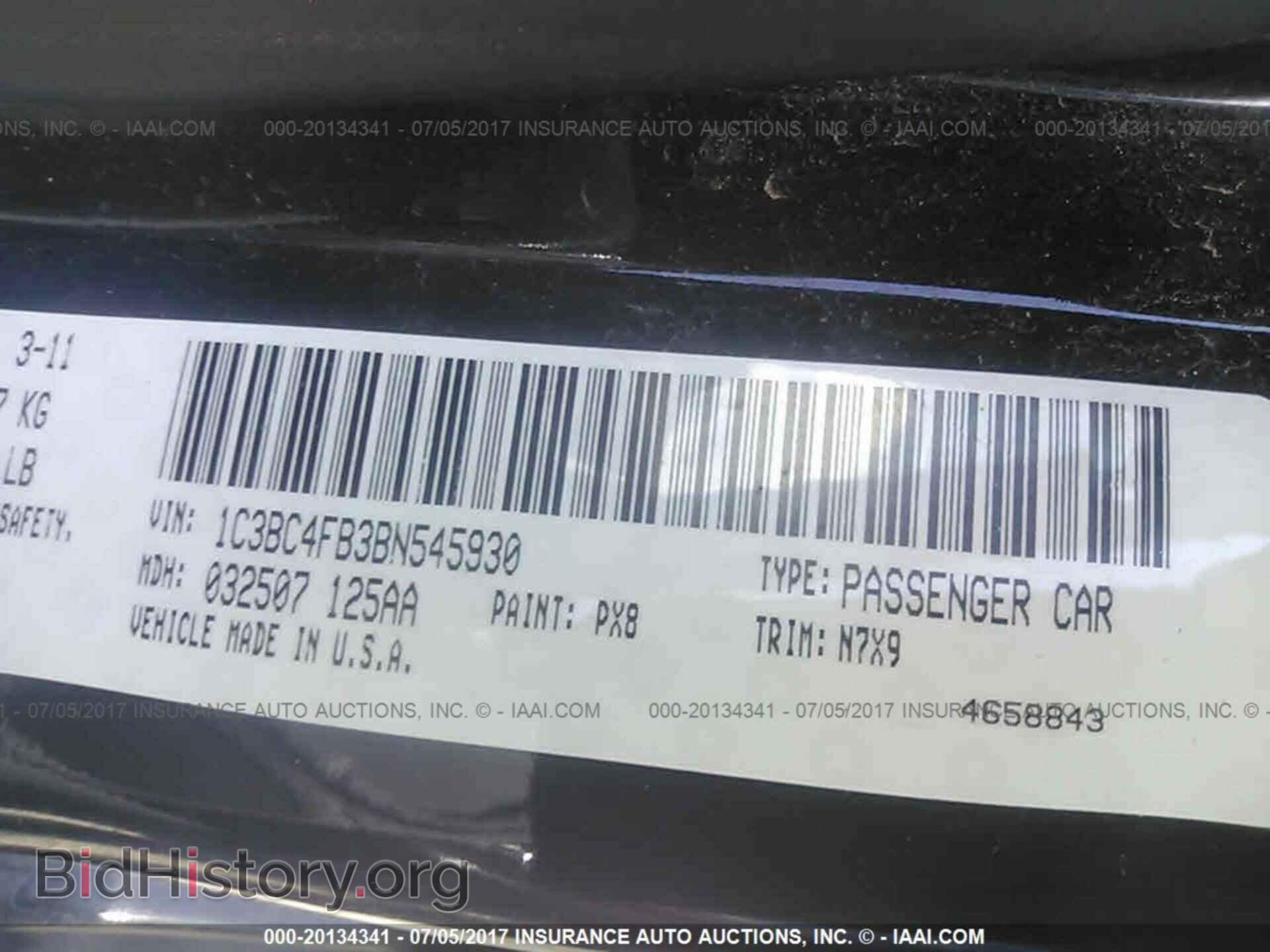 2011 Chrysler 200 - VIN: 1C3BC4FB3BN545930 - Фото 9