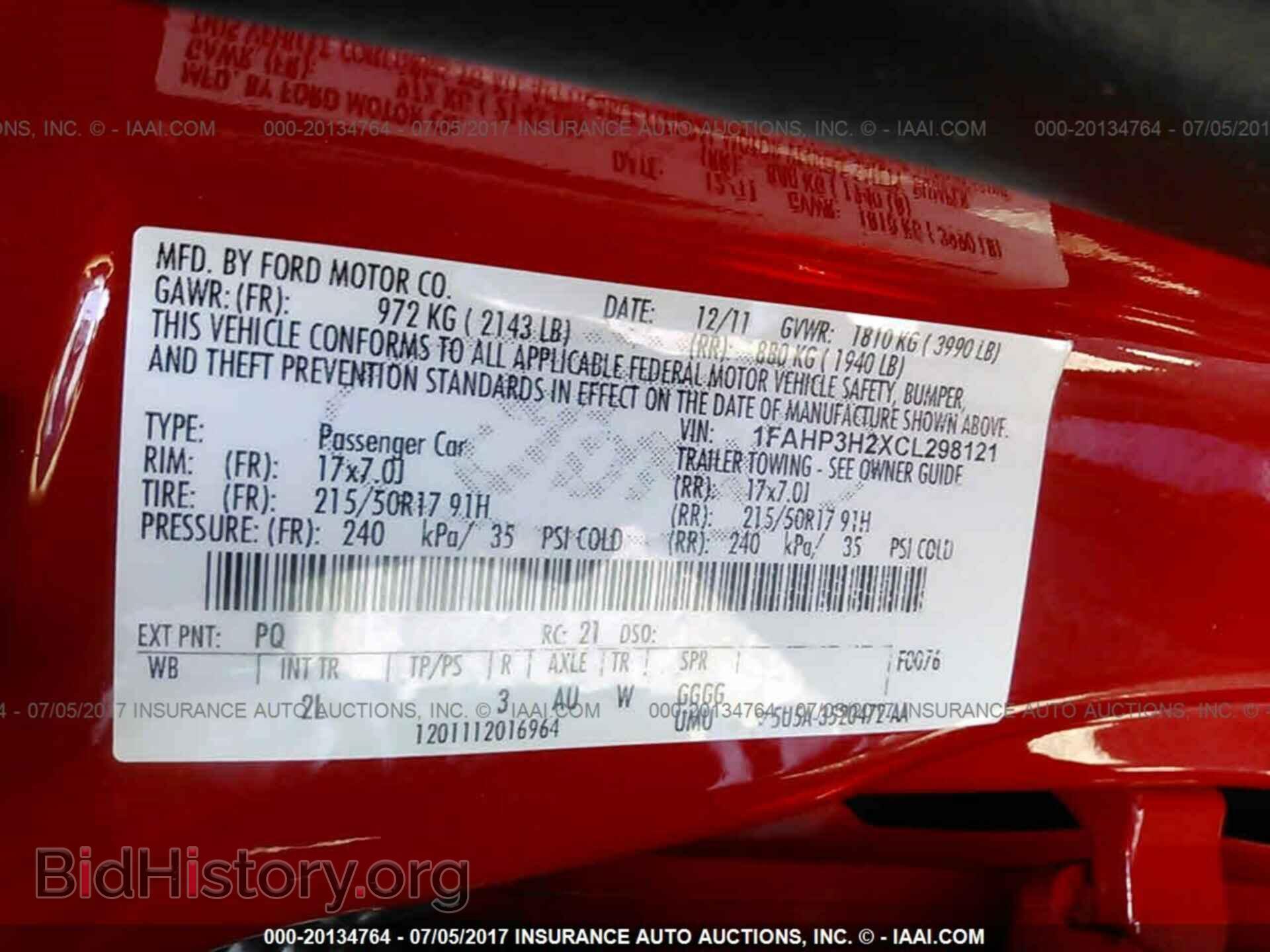 2012 Ford Focus - VIN: 1FAHP3H2XCL298121 - Photo 9