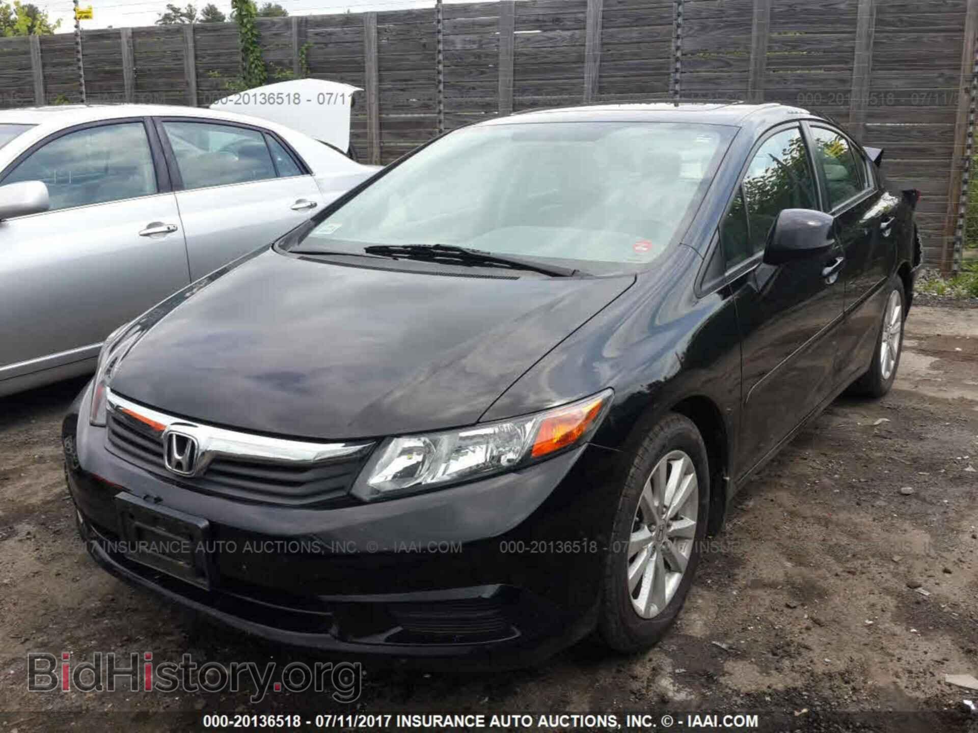 2012 Honda Civic - VIN: 19XFB2F9XCE360751 - Фото 2