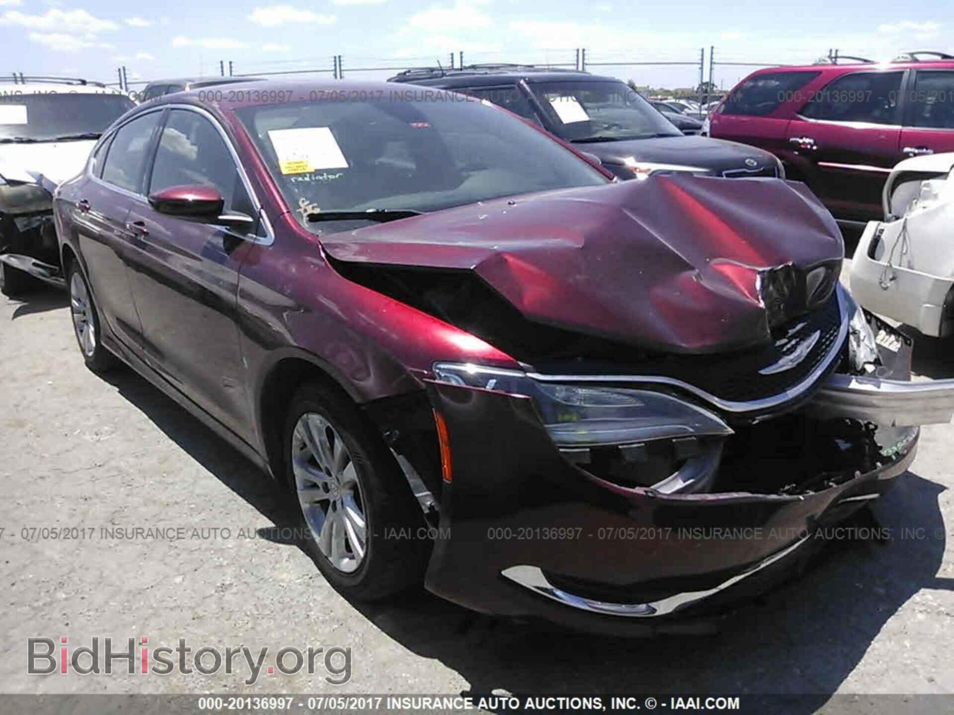Photo 1C3CCCAB1FN700504 - Chrysler 200 2015