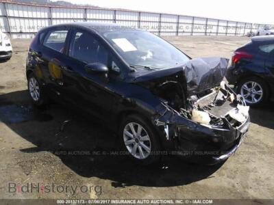 2012 Ford FIESTA, черный — VIN 3FADP4EJ0CM149957, IAAI