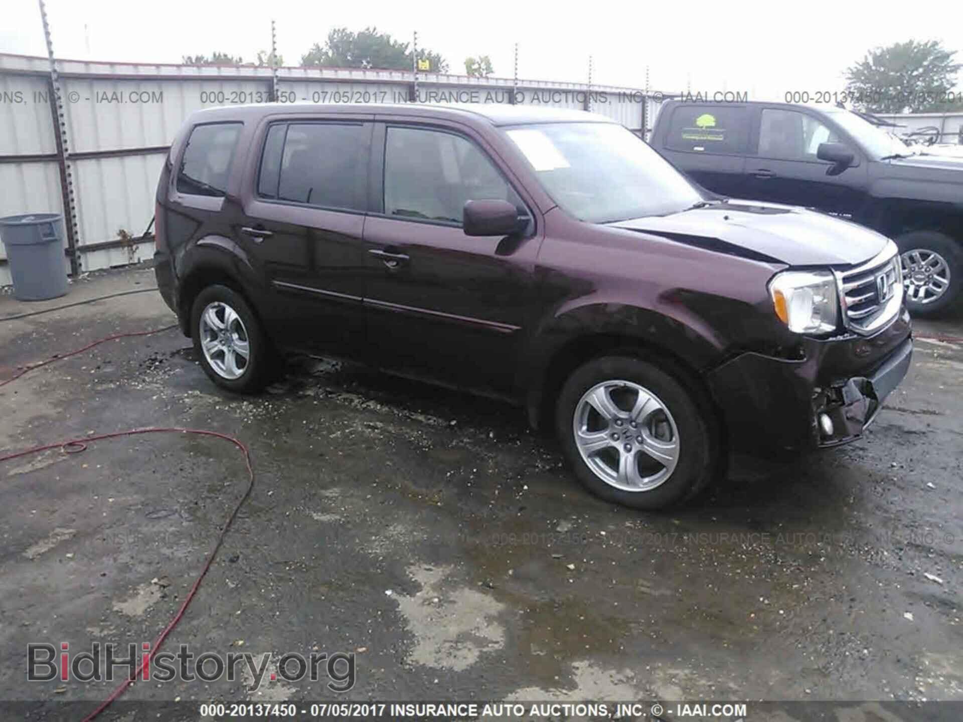 Фотография 5FNYF3H48DB026945 - Honda Pilot 2013
