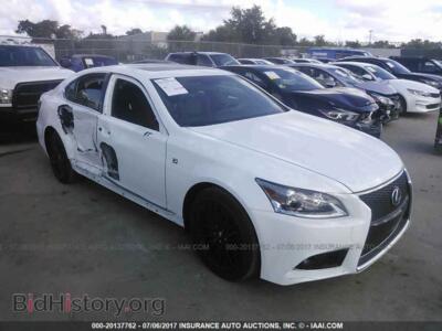 2015 Lexus LS, white — VIN JTHBL5EF5F5133518, IAAI
