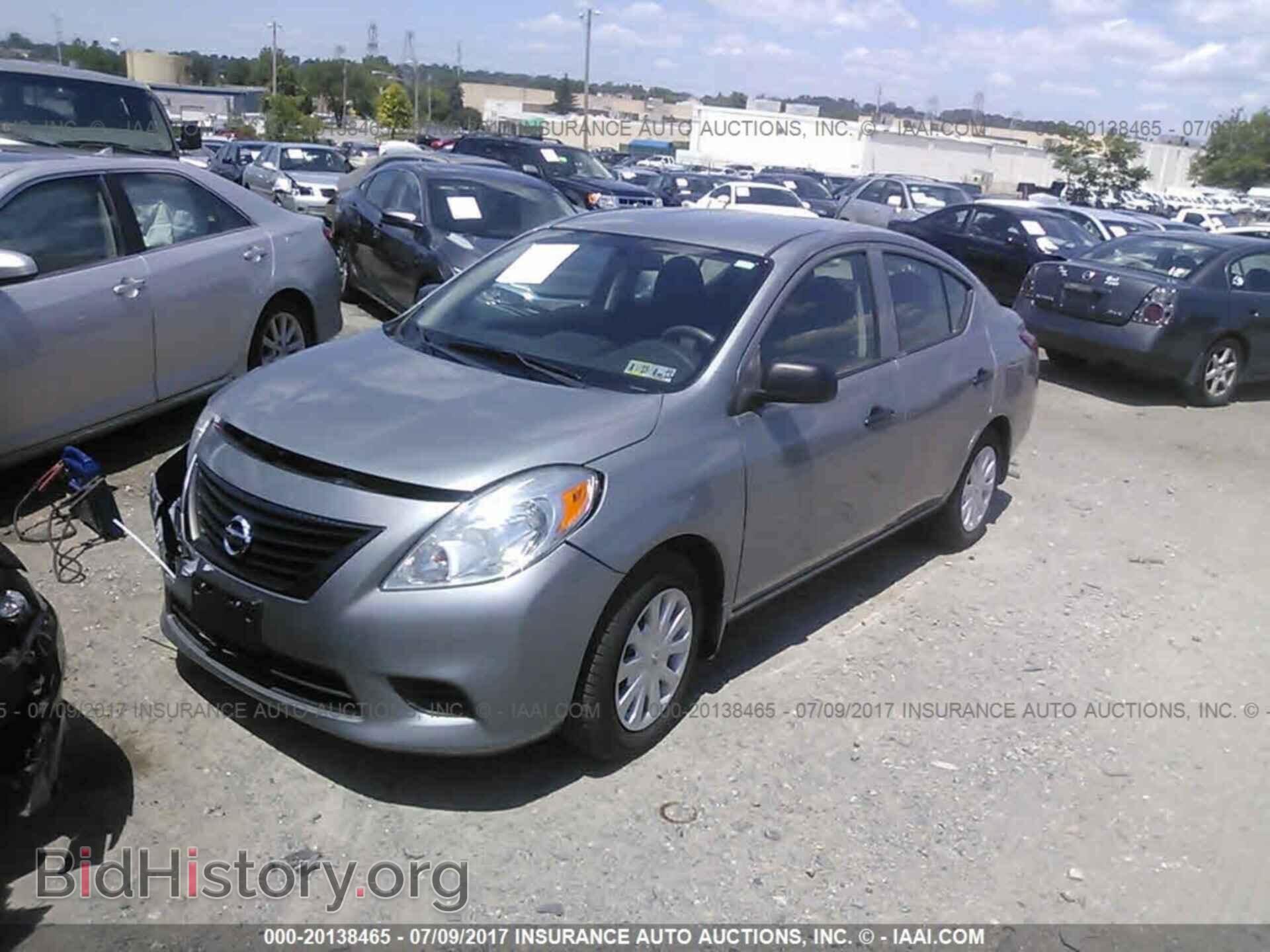 2012 Nissan Versa - VIN: 3N1CN7AP1CL945374 - Фото 2