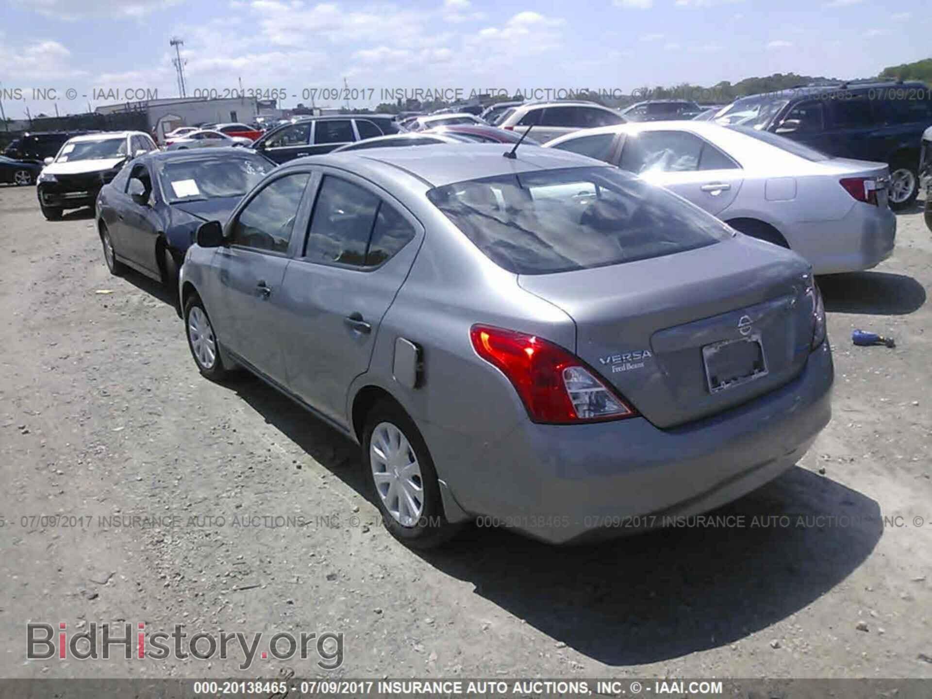 2012 Nissan Versa - VIN: 3N1CN7AP1CL945374 - Фото 3