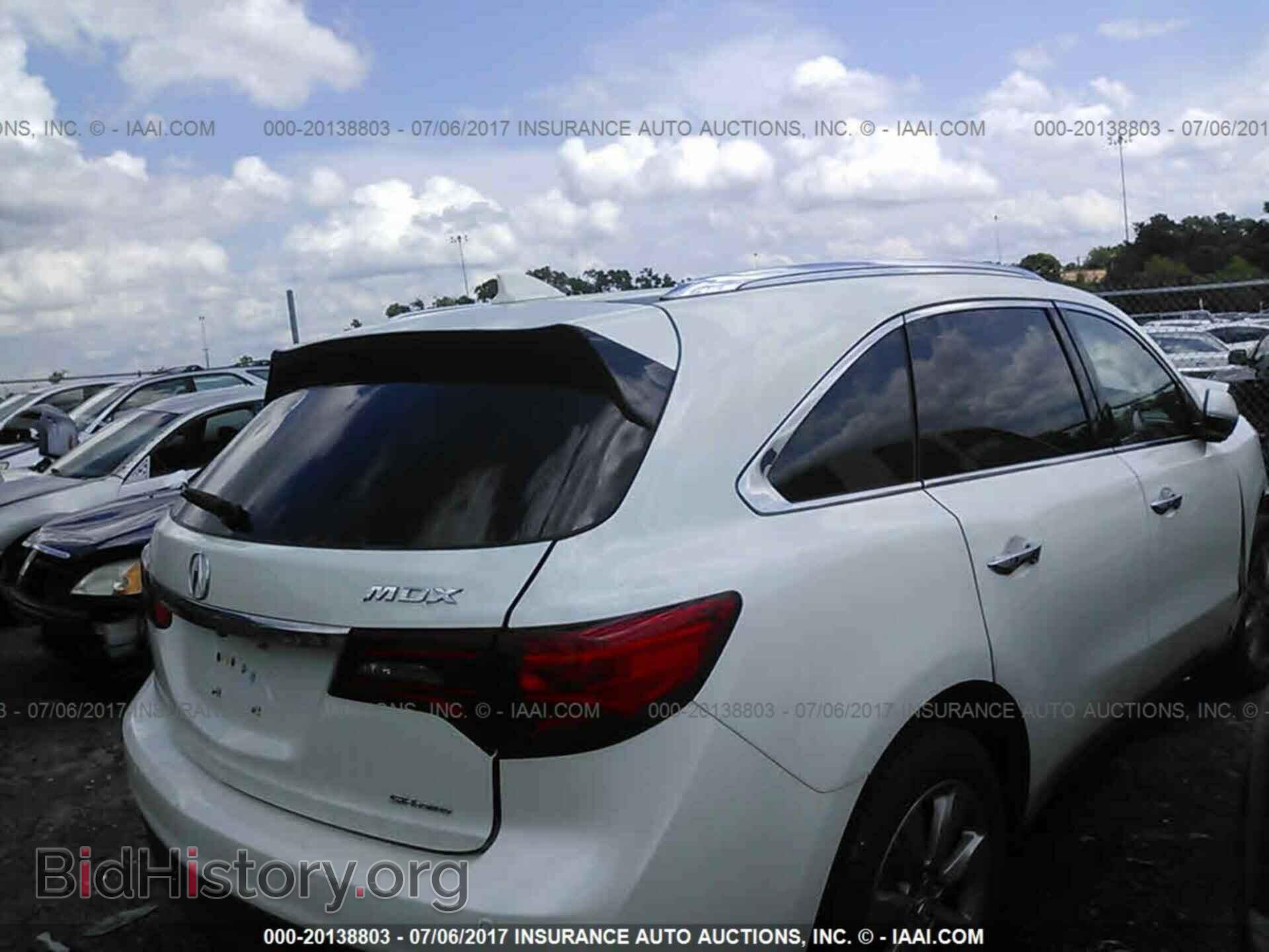 2015 Acura Mdx - VIN: 5FRYD4H88FB013760 - Фото 4