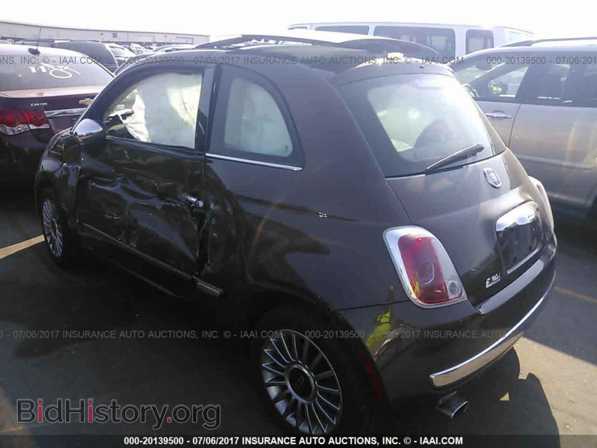2012 Fiat 500 - VIN: 3C3CFFCR5CT118422 - Фото 3