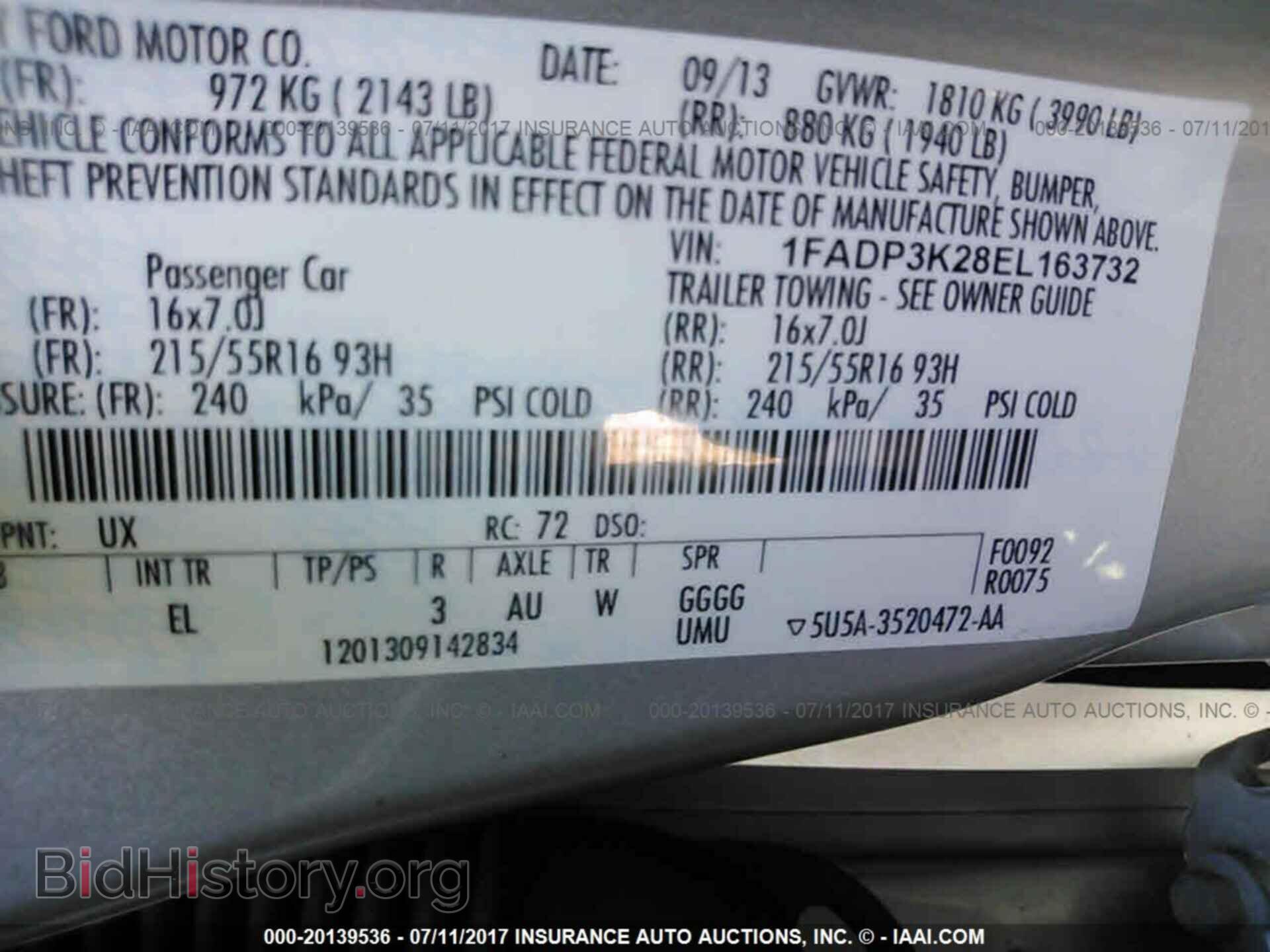 2014 Ford Focus - VIN: 1FADP3K28EL163732 - Photo 9