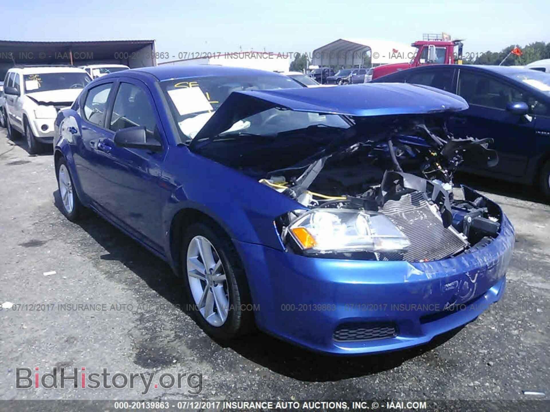 Photo 1C3CDZAB7DN628849 - Dodge Avenger 2013