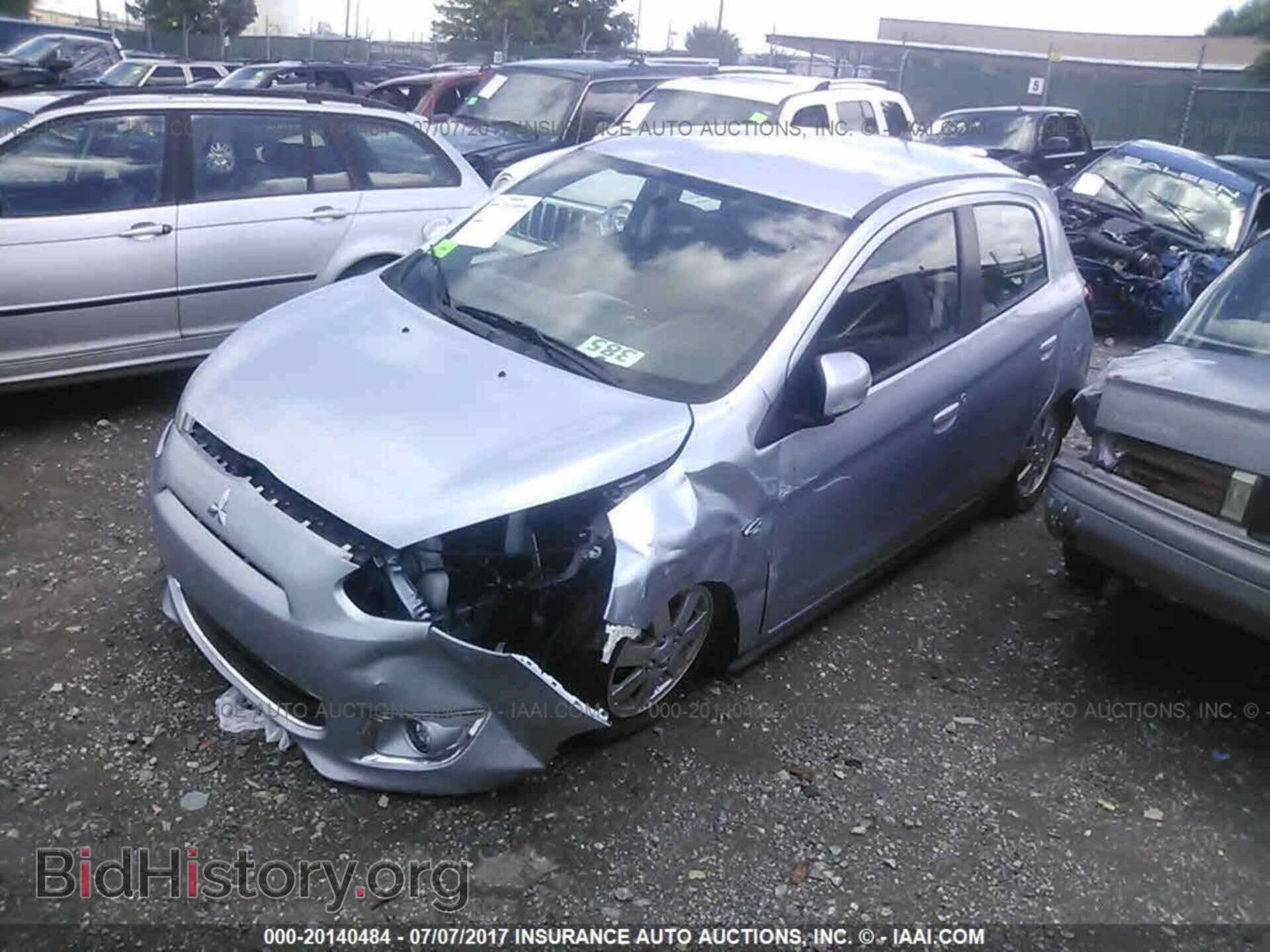 2015 Mitsubishi Mirage - VIN: ML32A4HJ6FH054829 - Фото 2