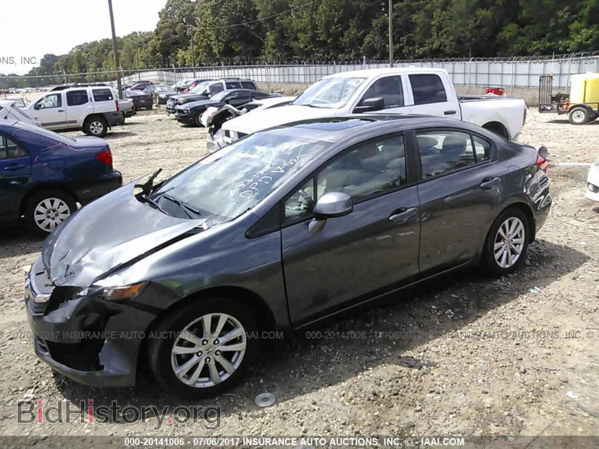 2012 Honda Civic - VIN: 19XFB2F82CE039536 - Фото 2