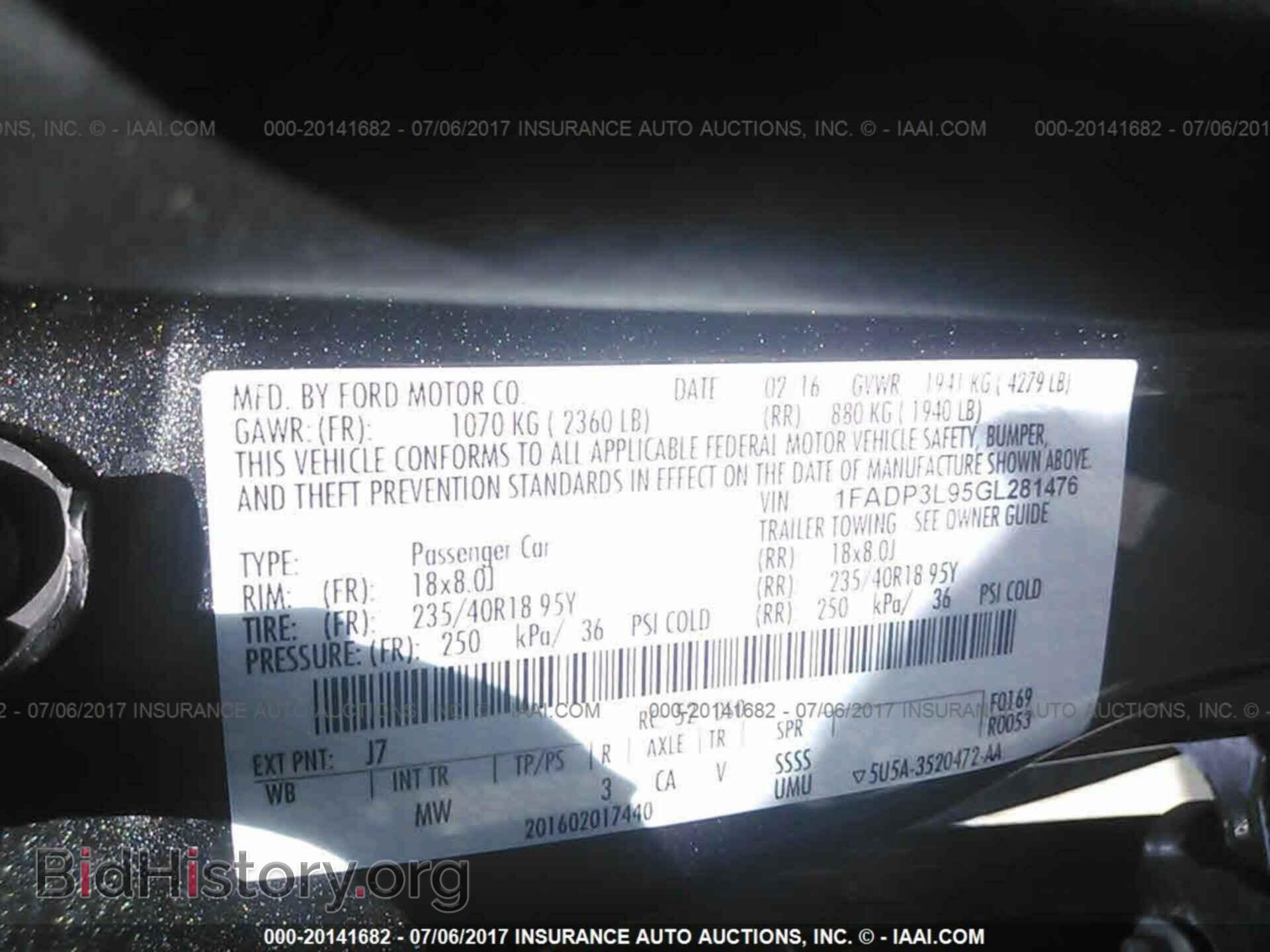 2016 Ford Focus - VIN: 1FADP3L95GL281476 - Фото 9