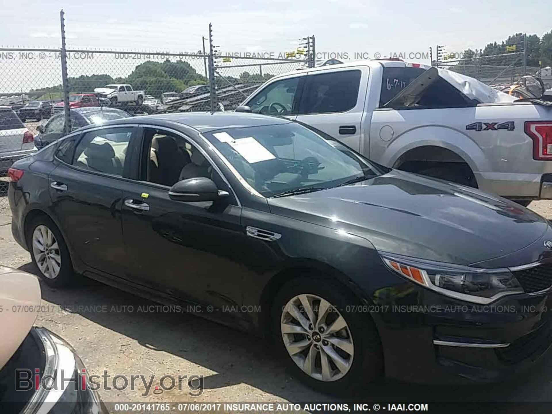 Фотография 5XXGT4L37GG003053 - Kia Optima 2016