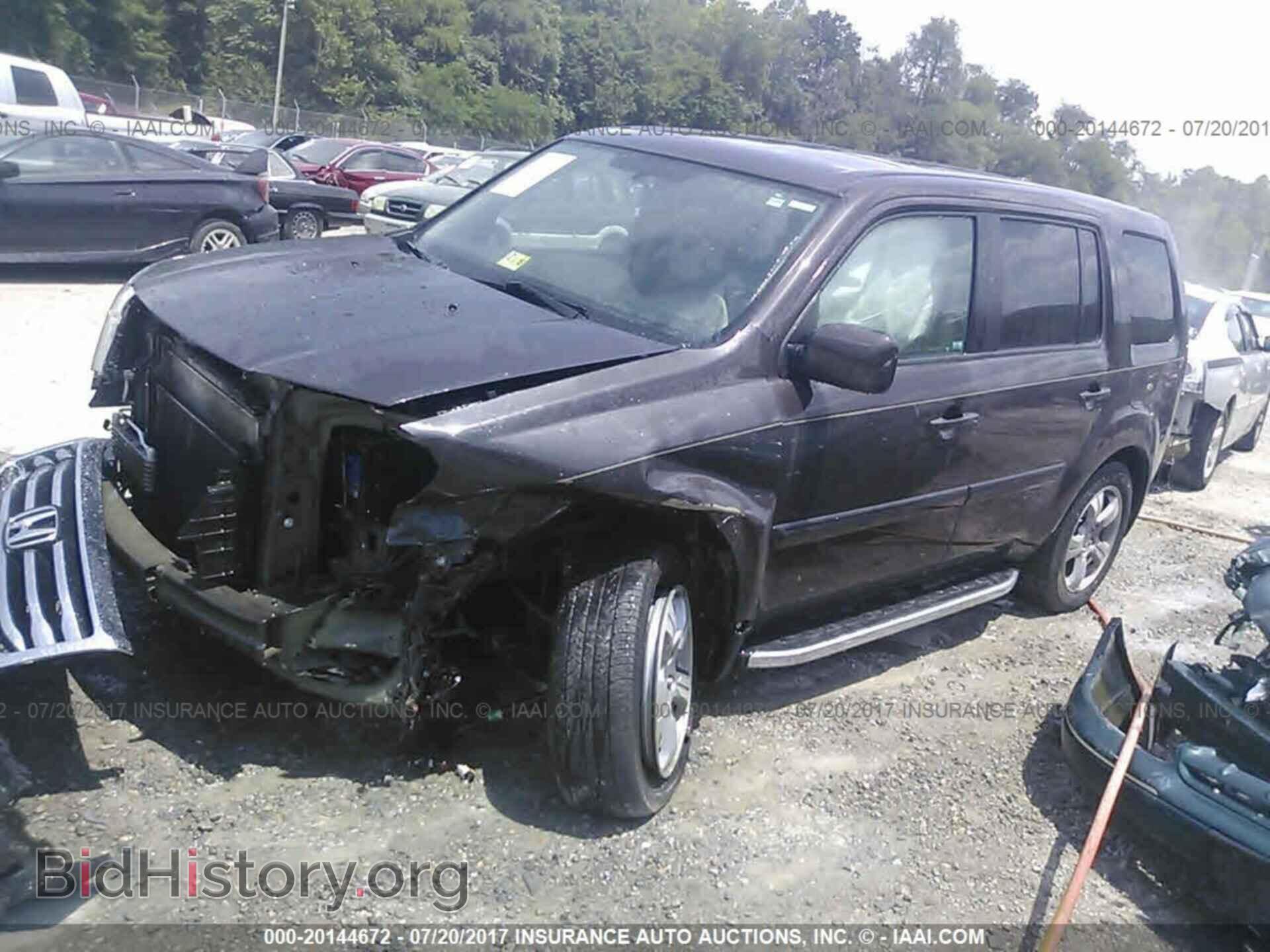2013 Honda Pilot - VIN: 5FNYF4H75DB016809 - Фото 2