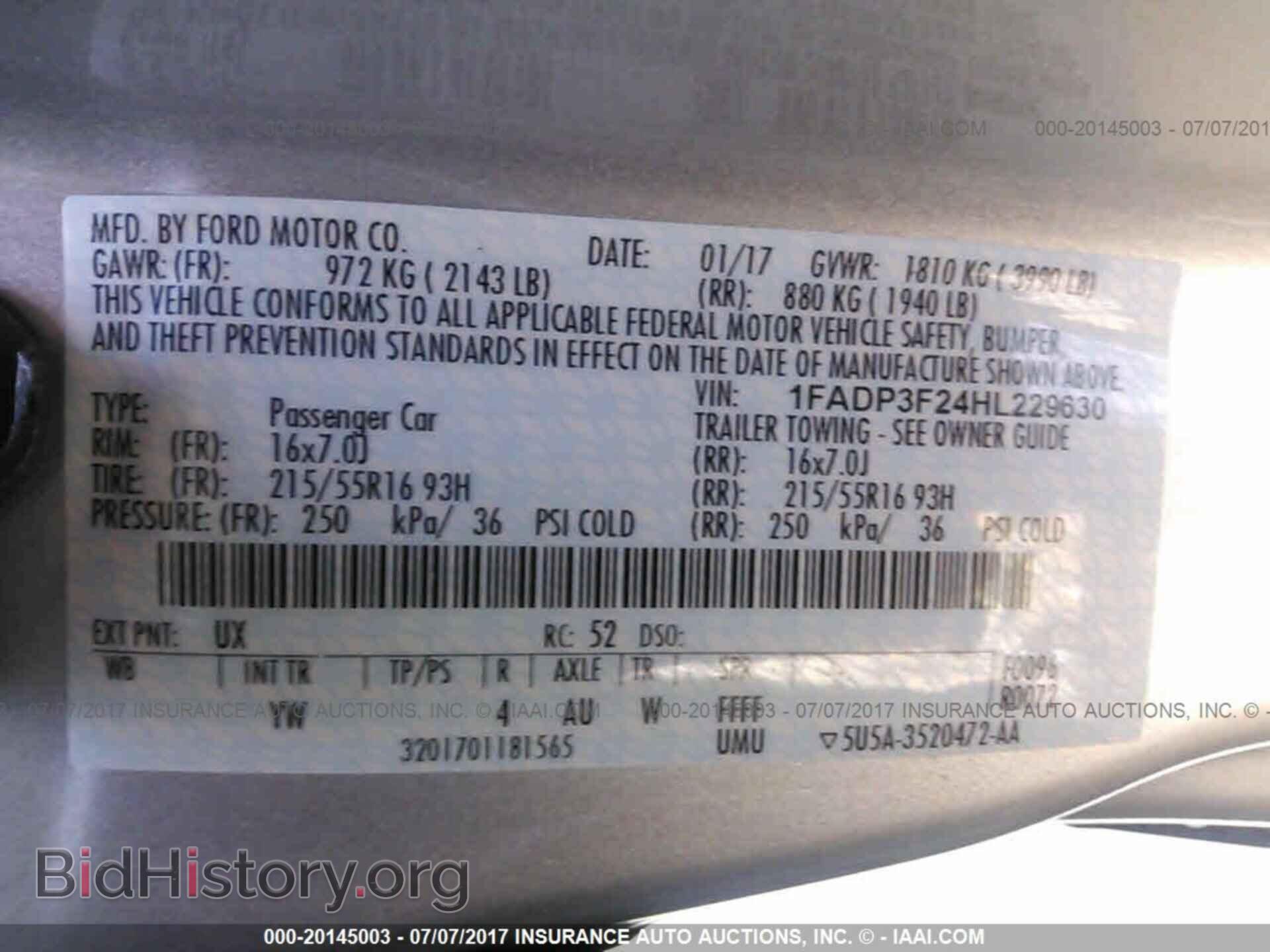 2017 Ford Focus - VIN: 1FADP3F24HL229630 - Photo 9