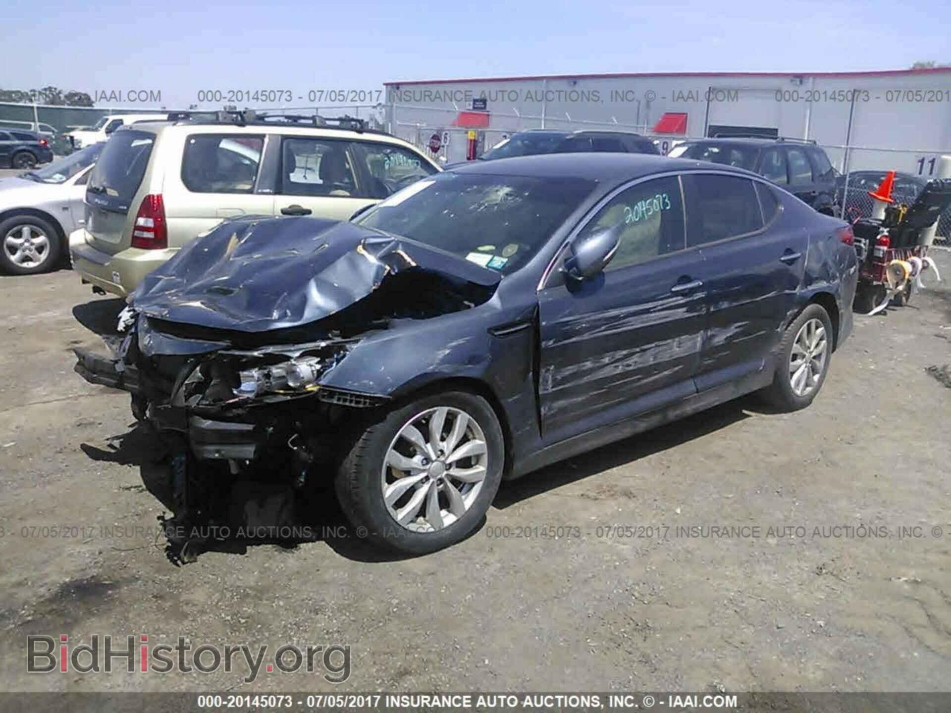 2015 Kia Optima - VIN: 5XXGN4A70FG398577 - Фото 2