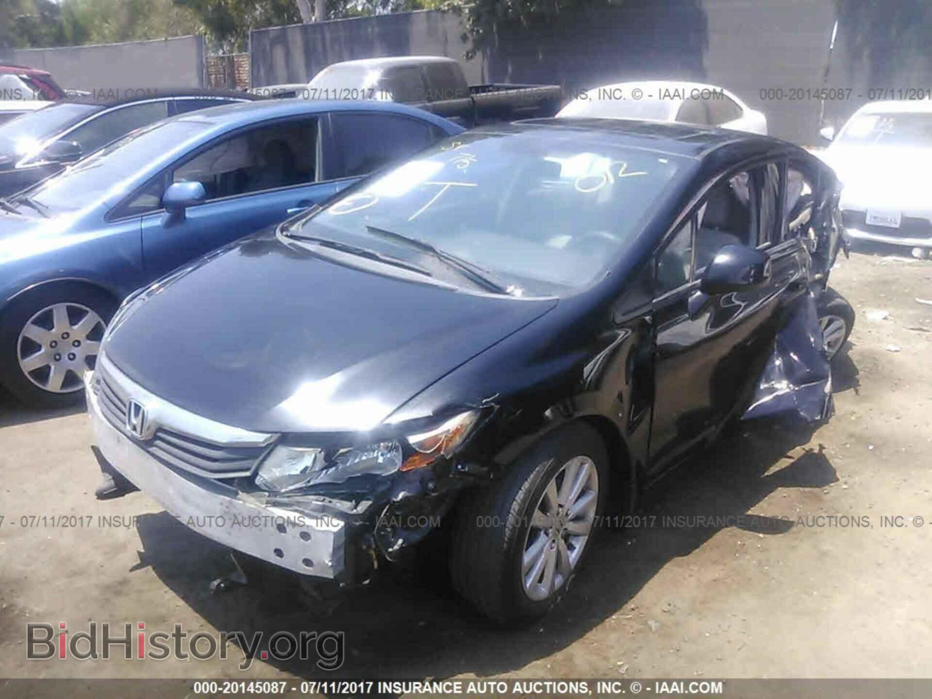 2012 Honda Civic - VIN: 19XFB2F8XCE345402 - Фото 2