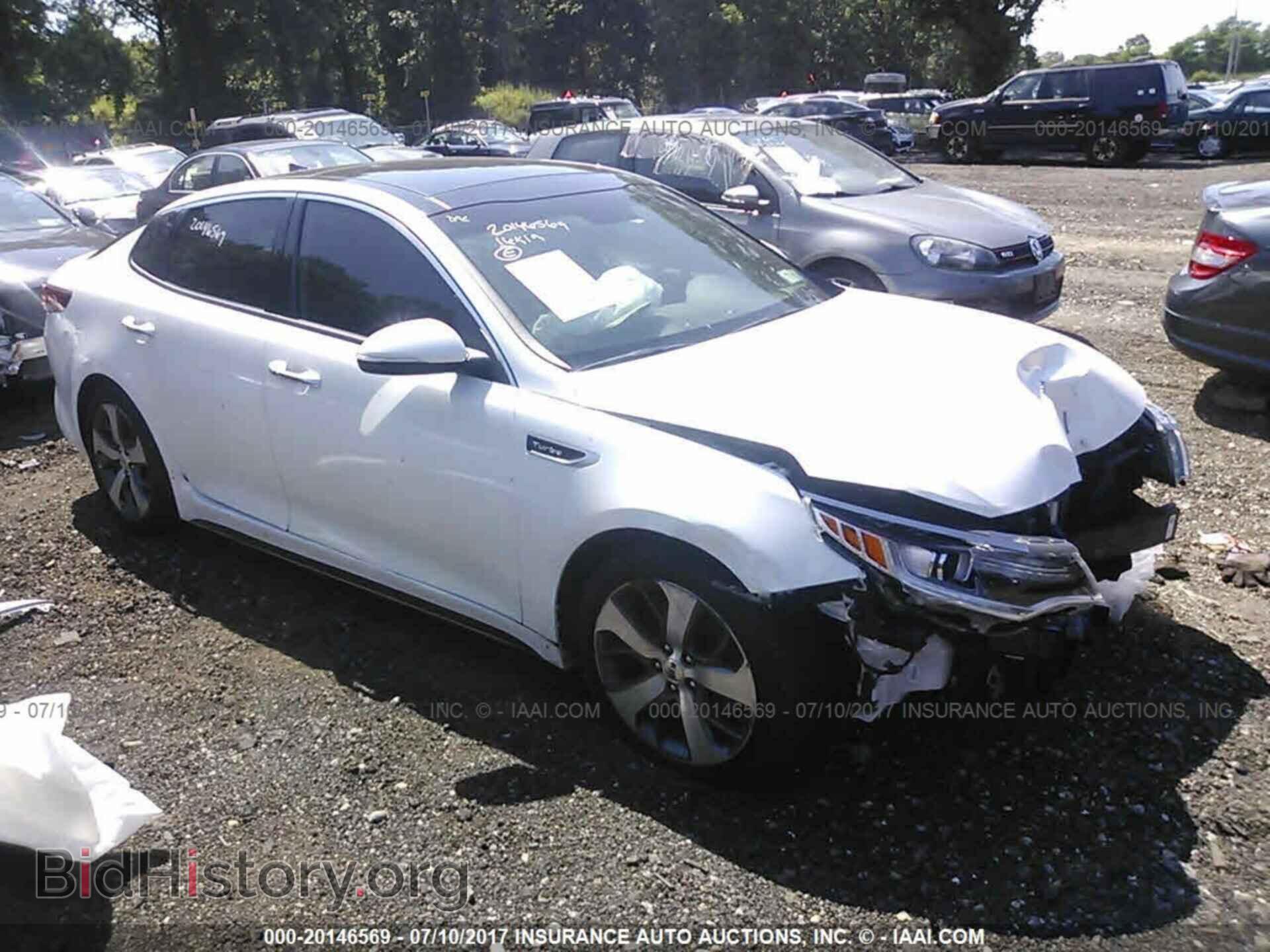 Фотография 5XXGW4L23GG017174 - Kia Optima 2016