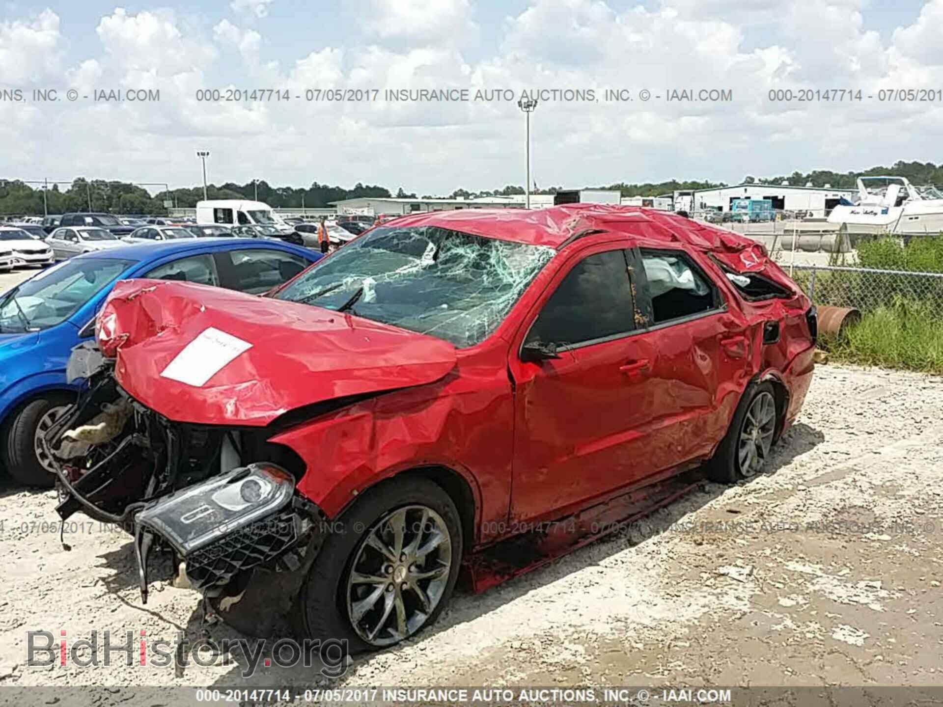 2014 Dodge Durango - VIN: 1C4RDHAG2EC318004 - Photo 2