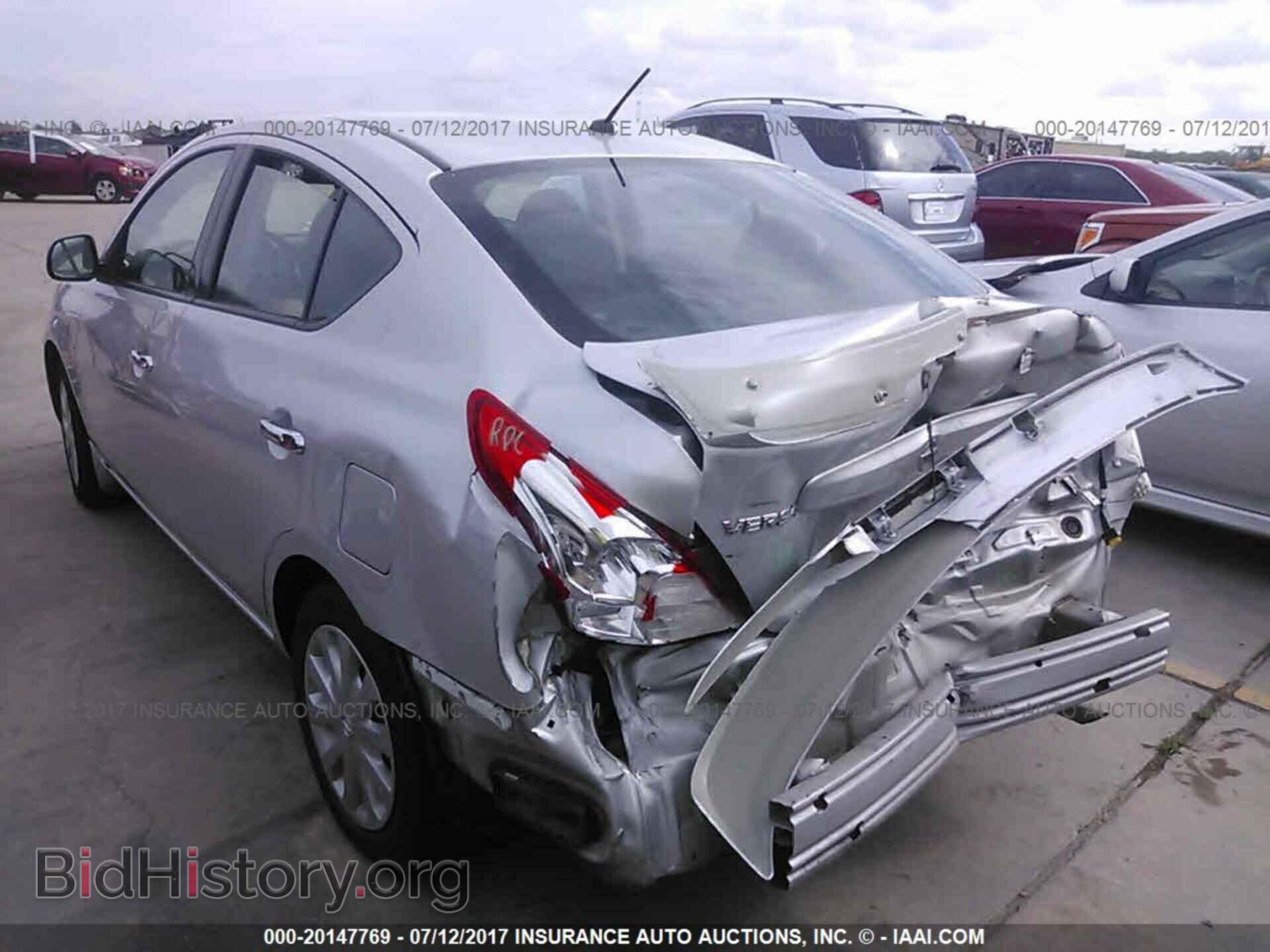 2014 Nissan Versa - VIN: 3N1CN7AP6EL818560 - Фото 3