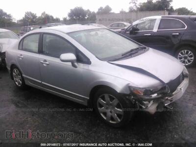 2011 Honda CIVIC, серебристый — VIN 2HGFA1F54BH506897, IAAI