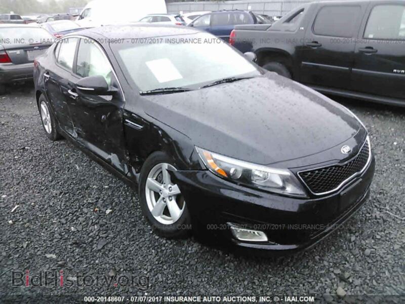 2015 Kia OPTIMA (VIN KNAGM4A72F5663021) — фото 1 из 10, IAAI, повреждение: левый бок
