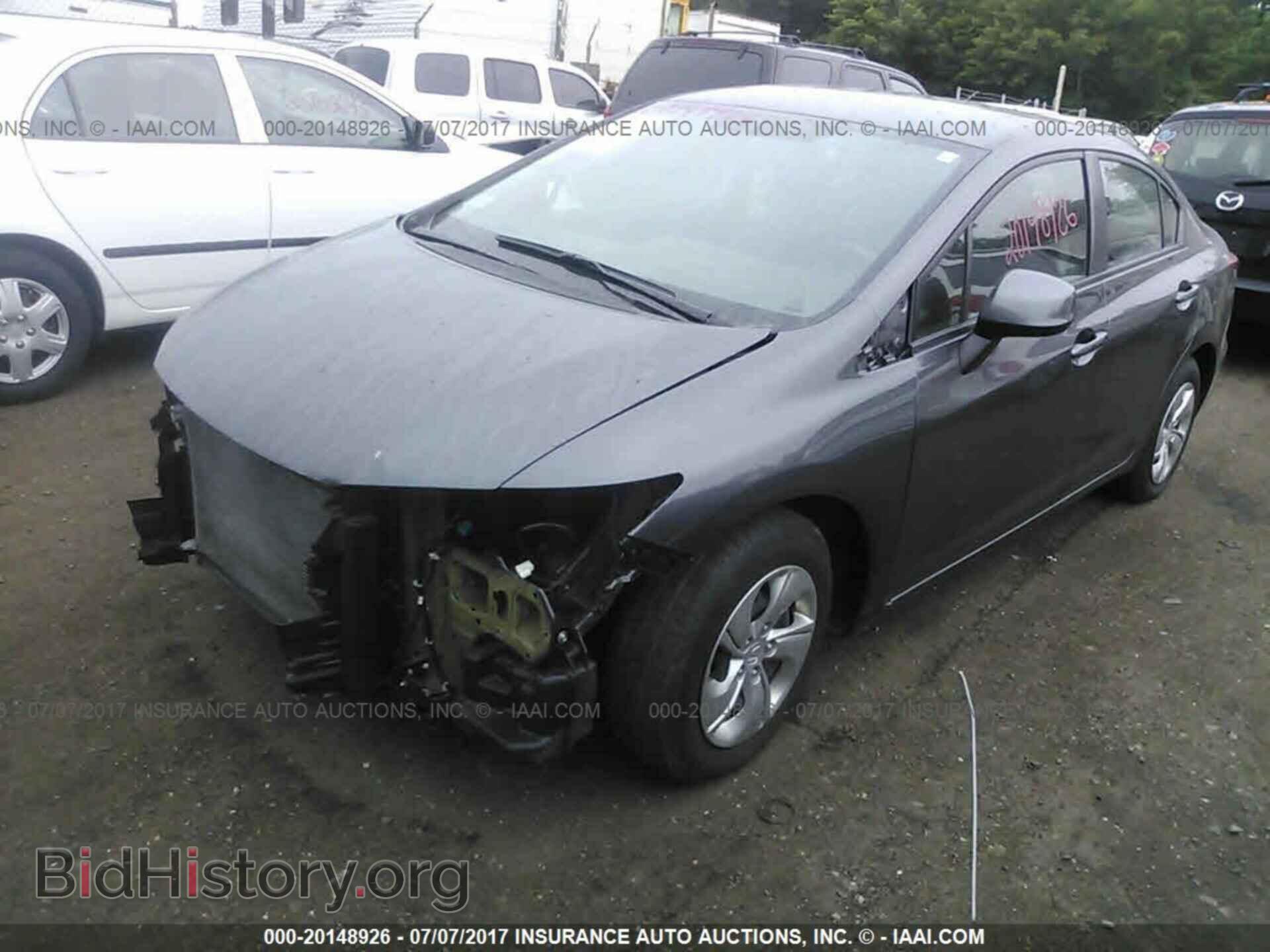 2013 Honda Civic - VIN: 2HGFB2F59DH595727 - Фото 2