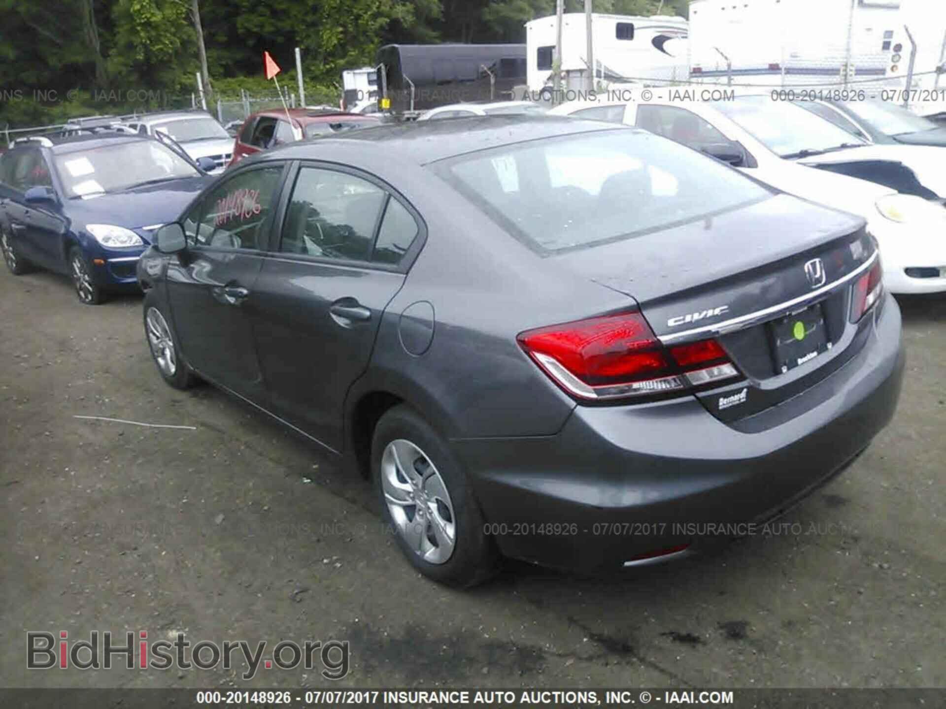 2013 Honda Civic - VIN: 2HGFB2F59DH595727 - Фото 3