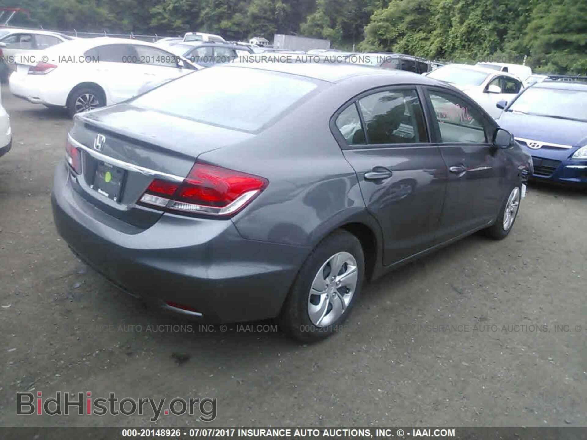 2013 Honda Civic - VIN: 2HGFB2F59DH595727 - Фото 4