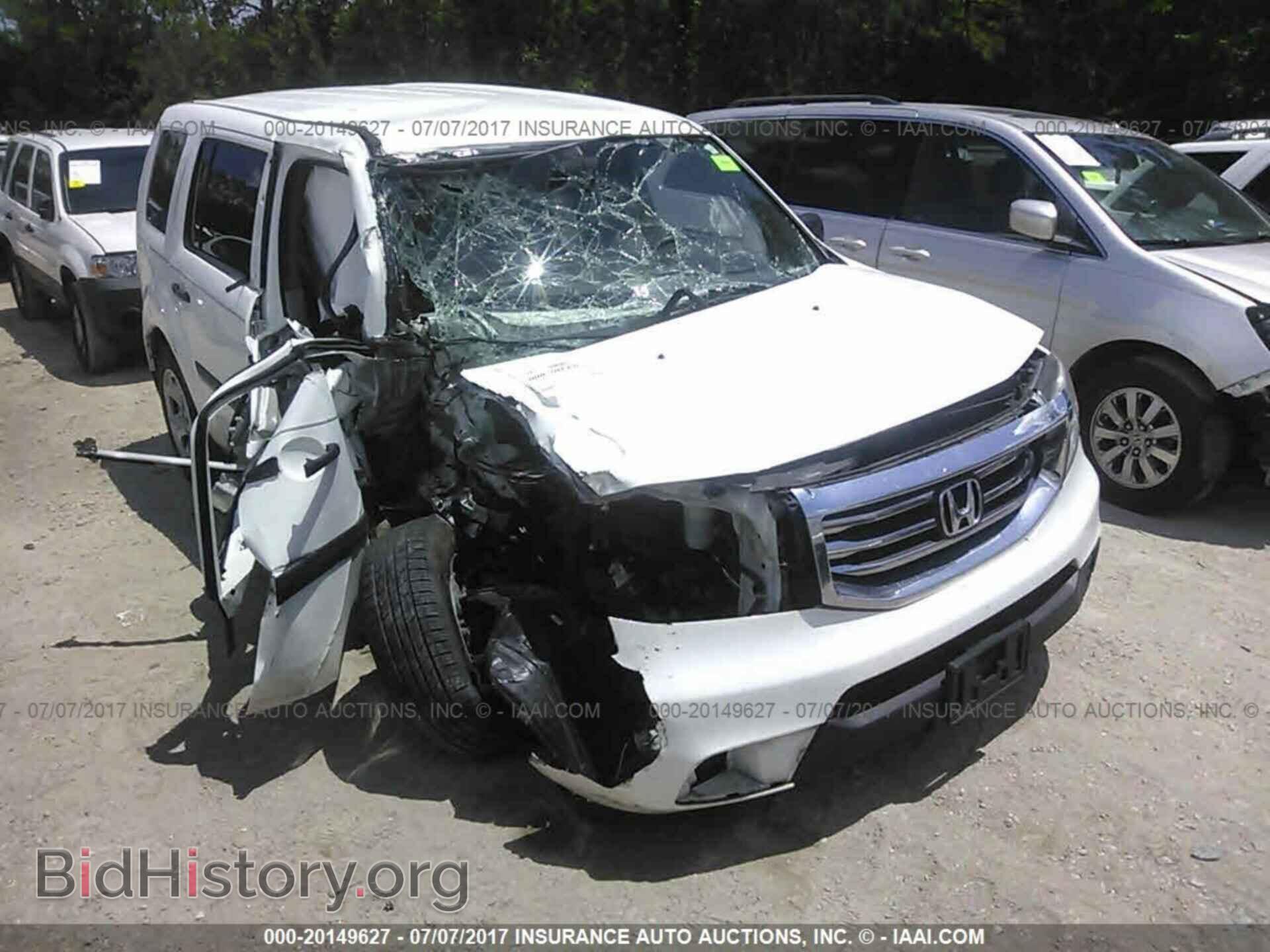 Фотография 5FNYF3H29EB007207 - Honda Pilot 2014