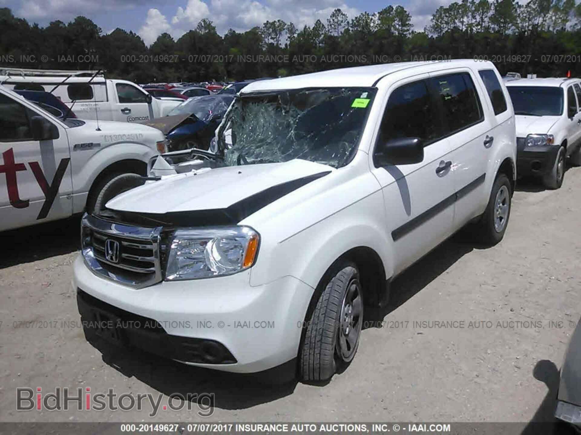 2014 Honda Pilot - VIN: 5FNYF3H29EB007207 - Фото 2