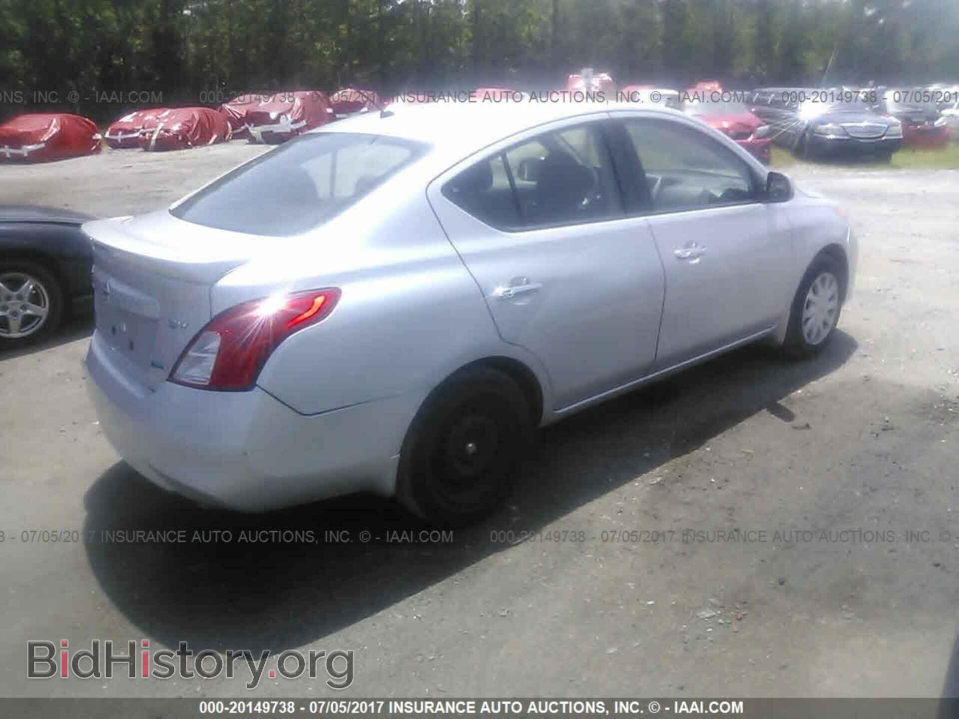 2014 Nissan Versa - VIN: 3N1CN7AP2EL801576 - Фото 4