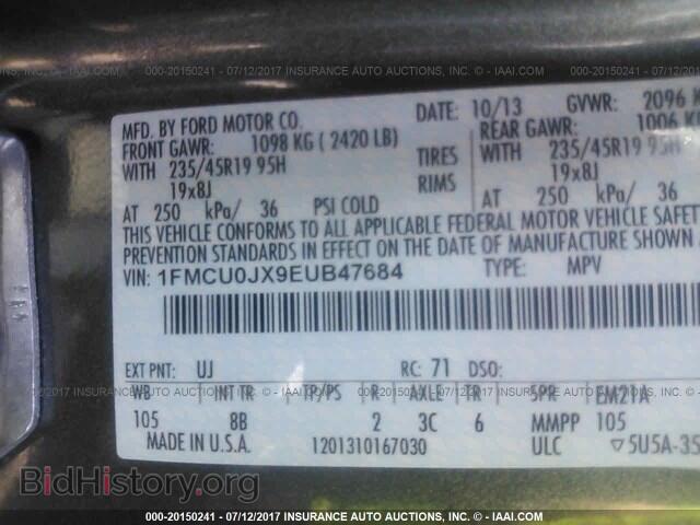 2014 Ford Escape - VIN: 1FMCU0JX9EUB47684 - Photo 9
