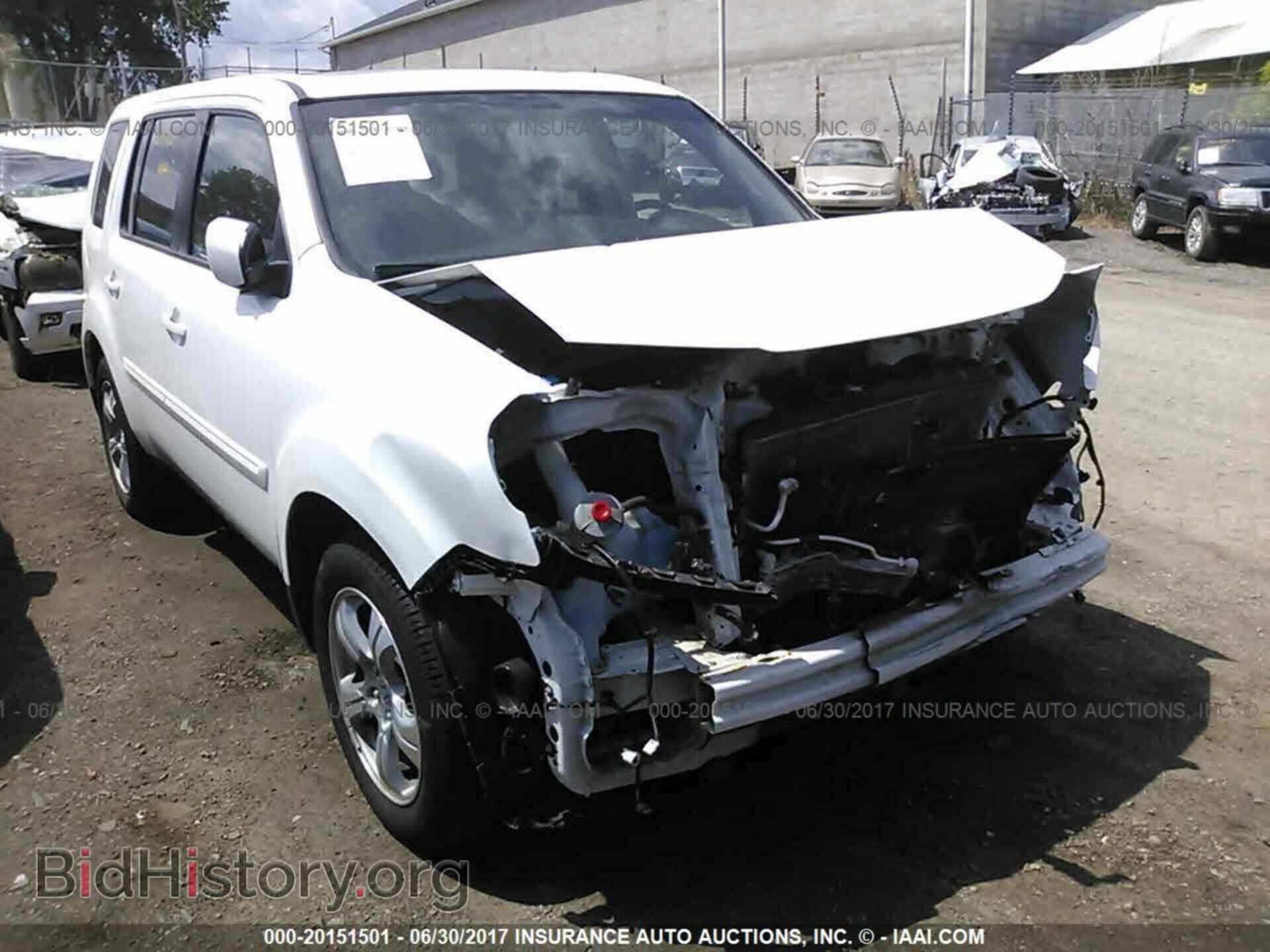 Фотография 5FNYF4H58CB066407 - Honda Pilot 2012