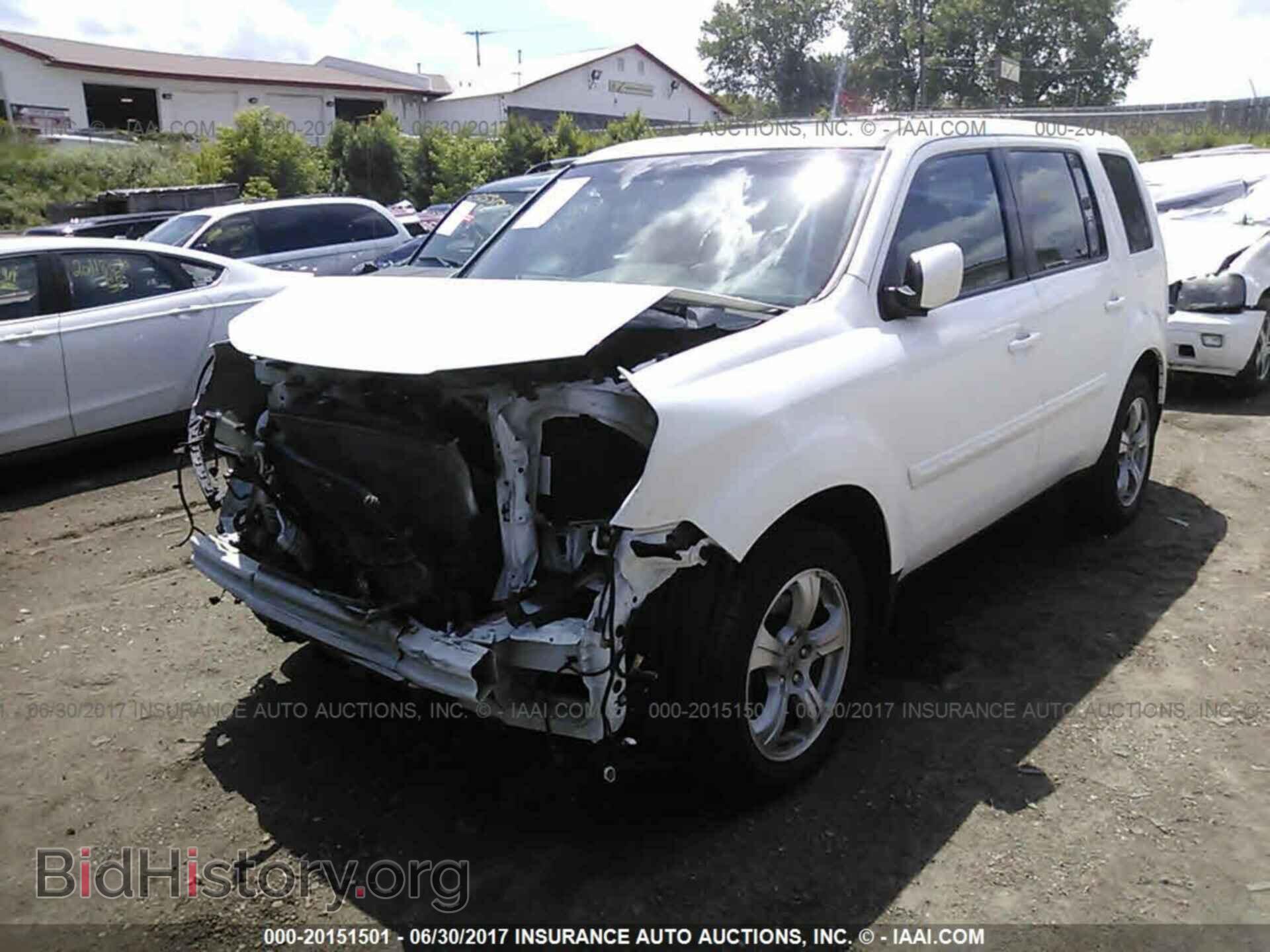 2012 Honda Pilot - VIN: 5FNYF4H58CB066407 - Фото 2
