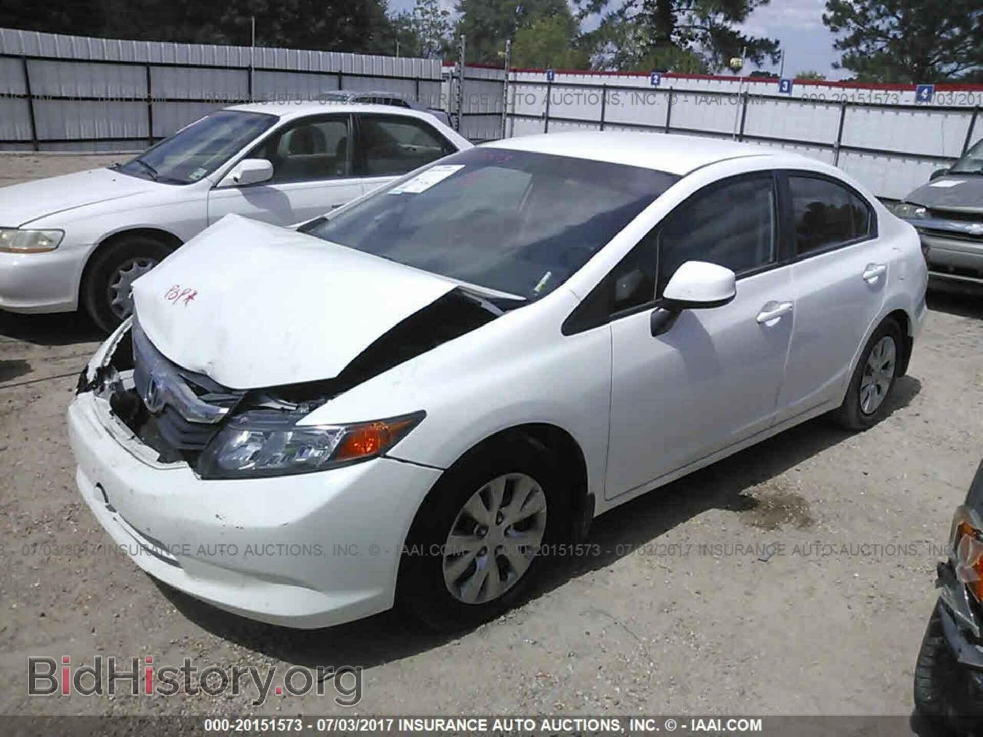 2012 Honda Civic - VIN: 19XFB2F55CE043019 - Photo 2