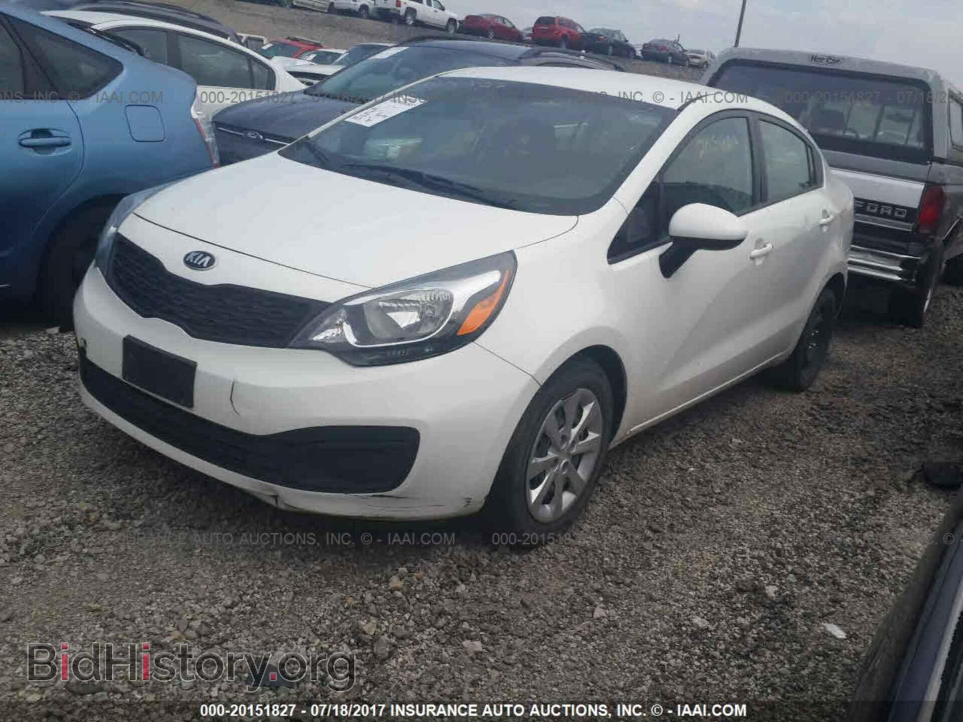 2013 KIA RIO - VIN: KNADM4A32D6275732 - Фото 2