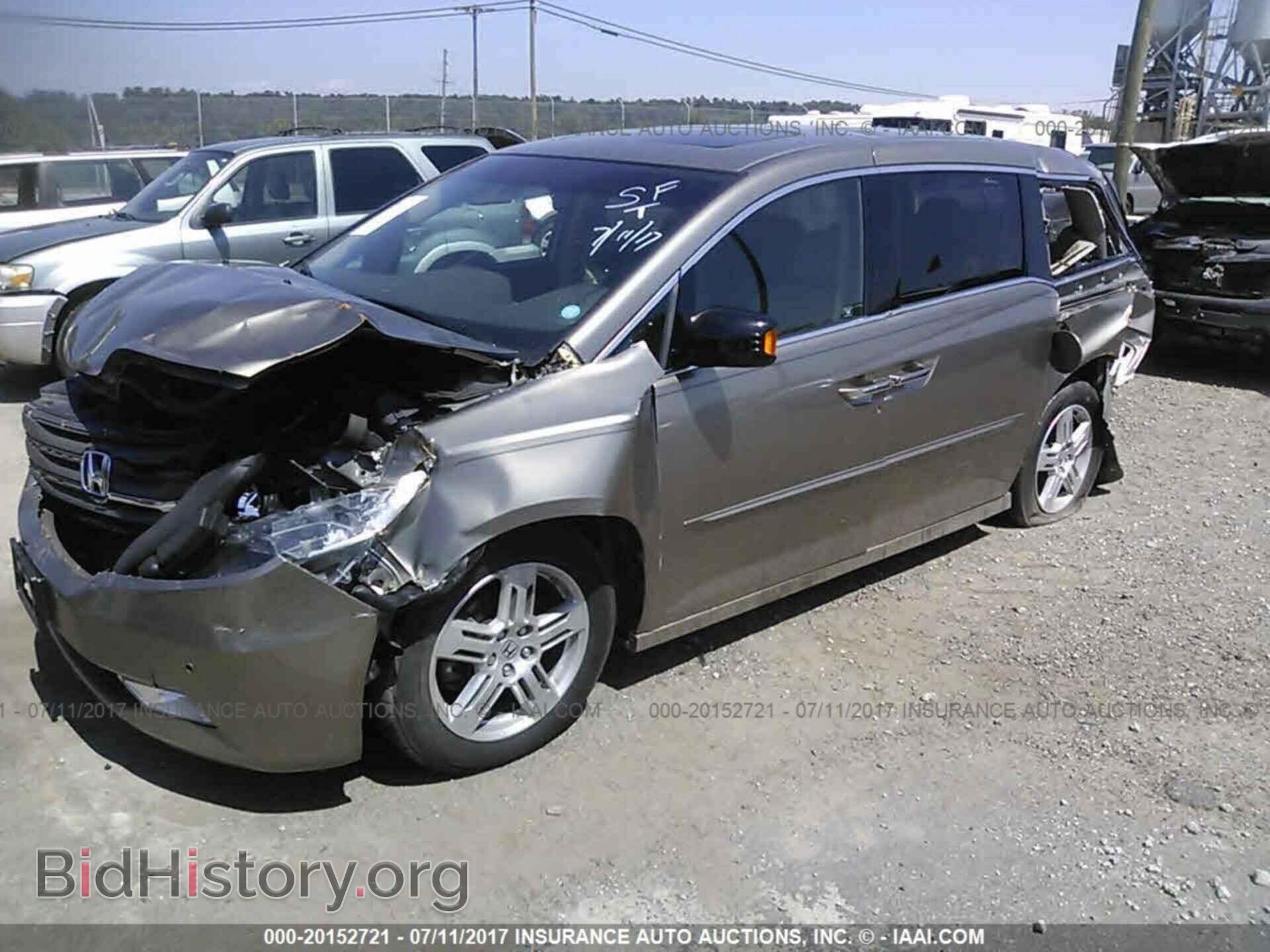 2012 Honda Odyssey - VIN: 5FNRL5H95CB018207 - Фото 2