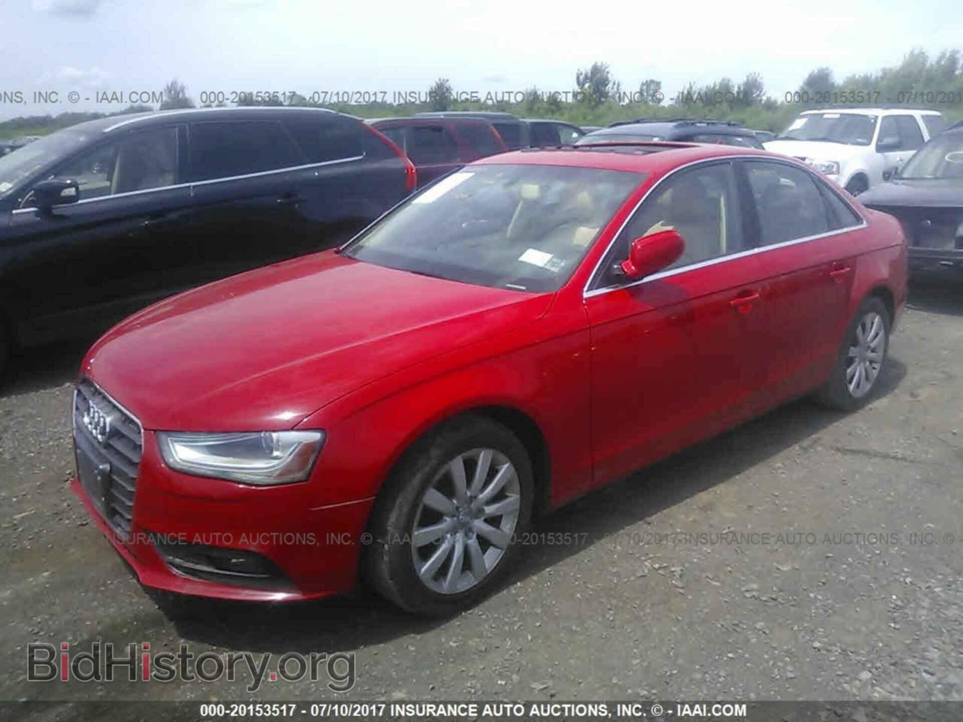 2013 Audi A4 - VIN: WAUBFAFL0DA154428 - Photo 2