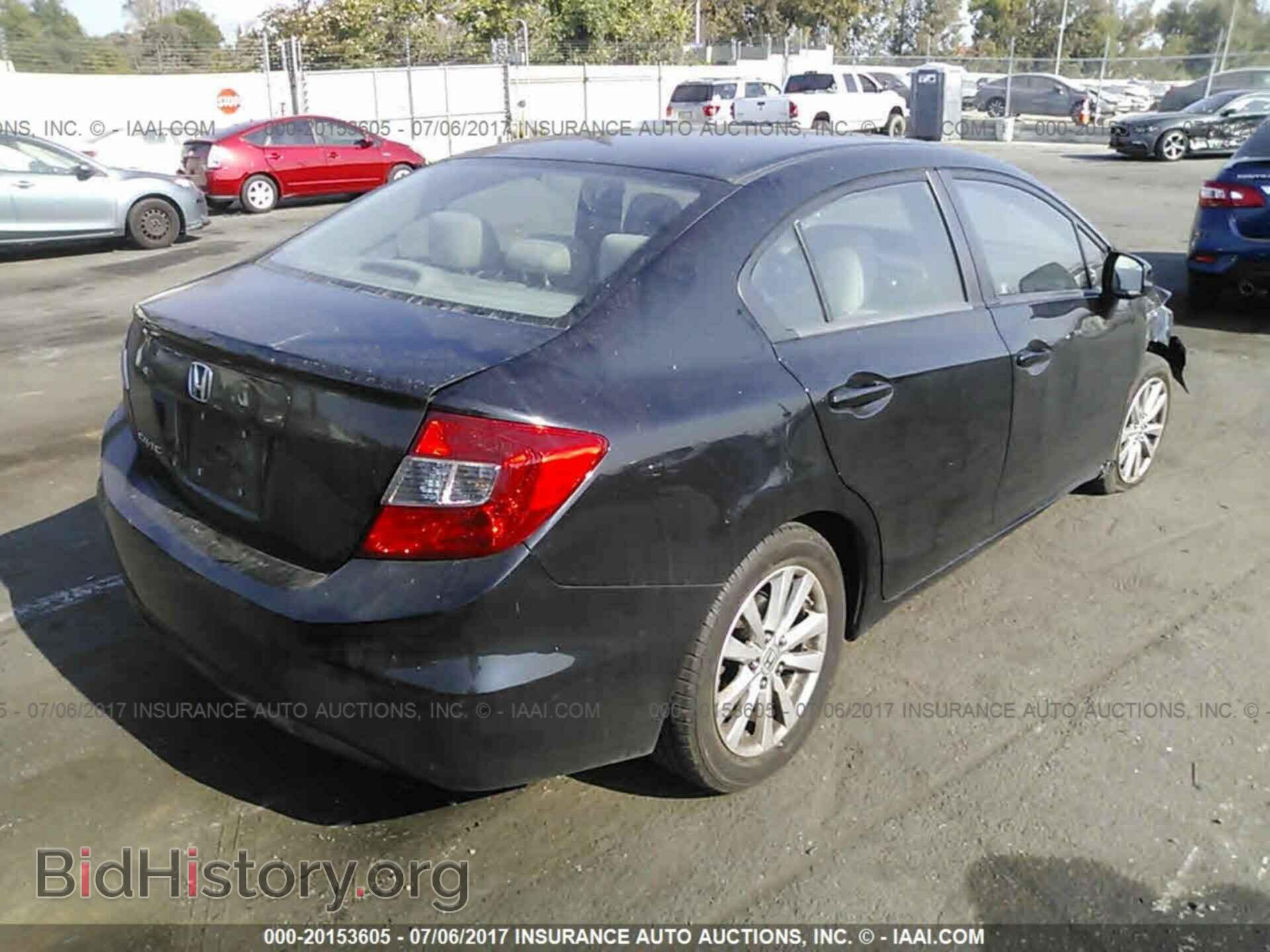 2012 Honda Civic - VIN: 19XFB2F86CE355232 - Фото 4