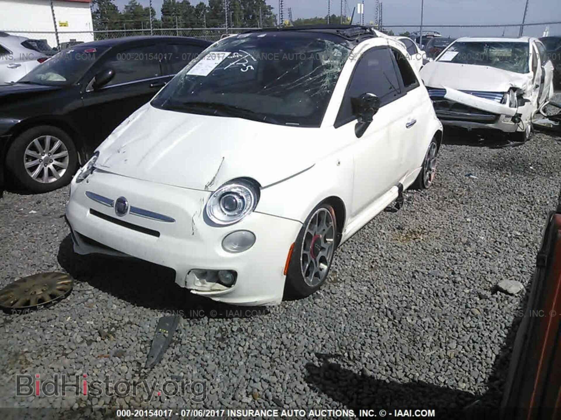 2012 Fiat 500 - VIN: 3C3CFFBR9CT319421 - Фото 2