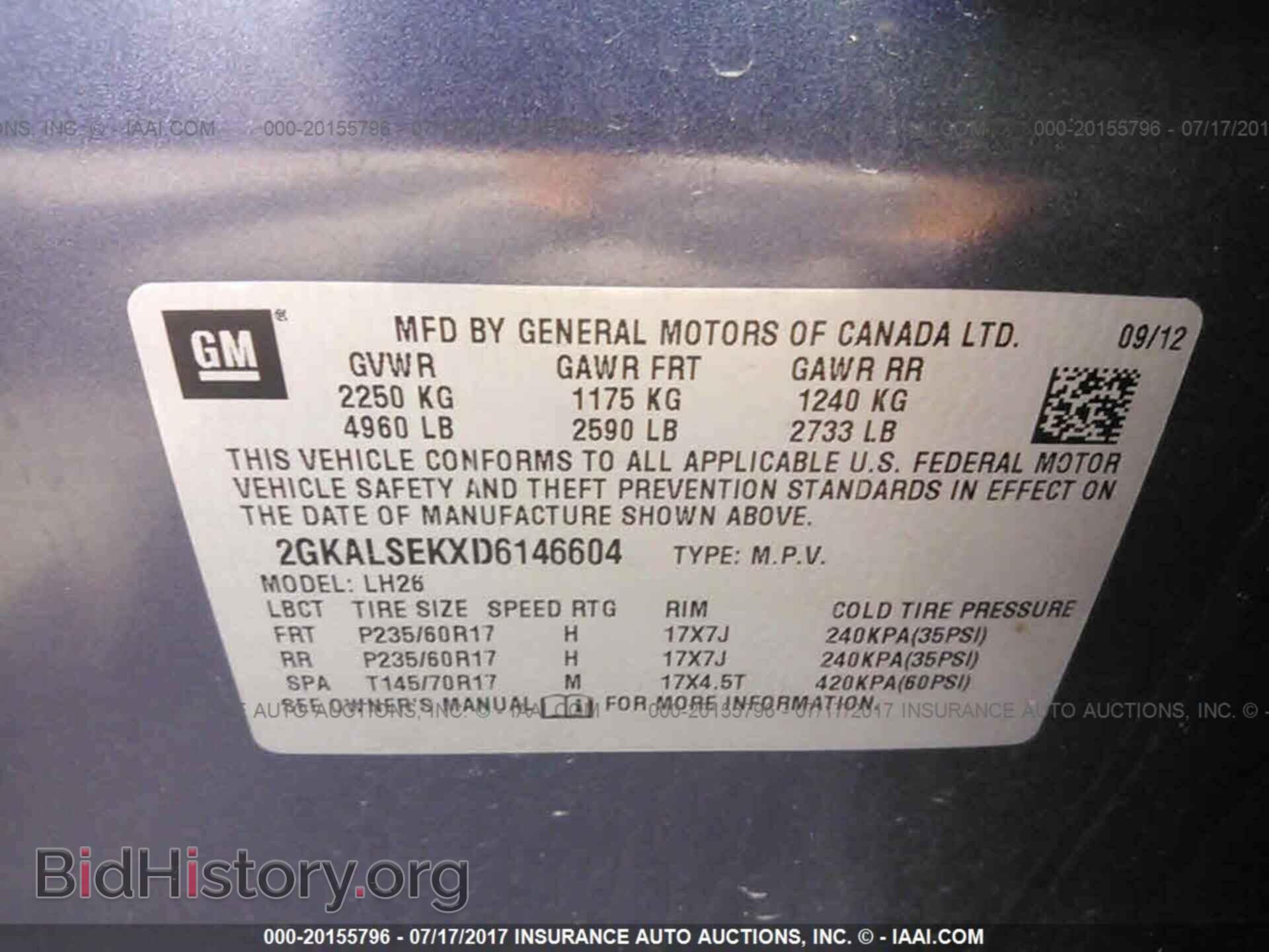 2013 Gmc Terrain - VIN: 2GKALSEKXD6146604 - Photo 9